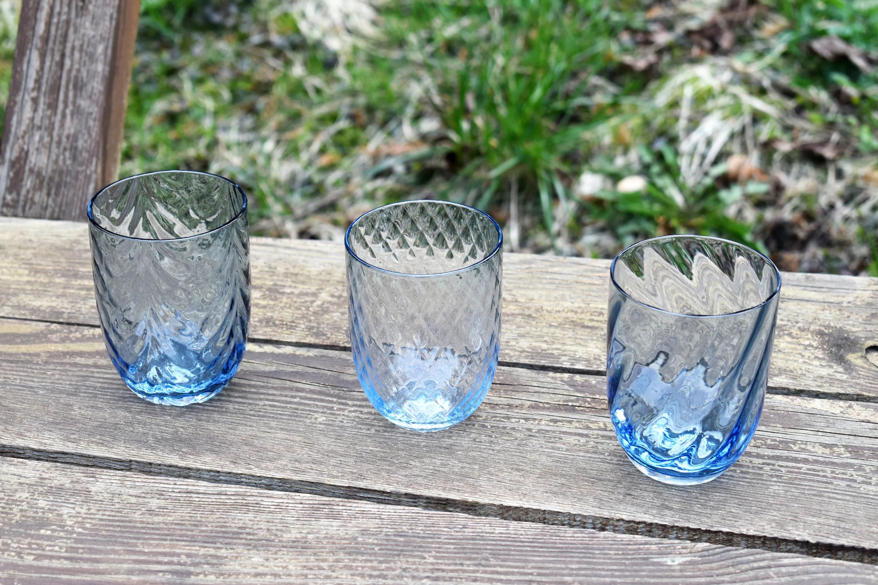 Anna von Lipa Vandglas Wave Vandglas i Blue smoke, 2