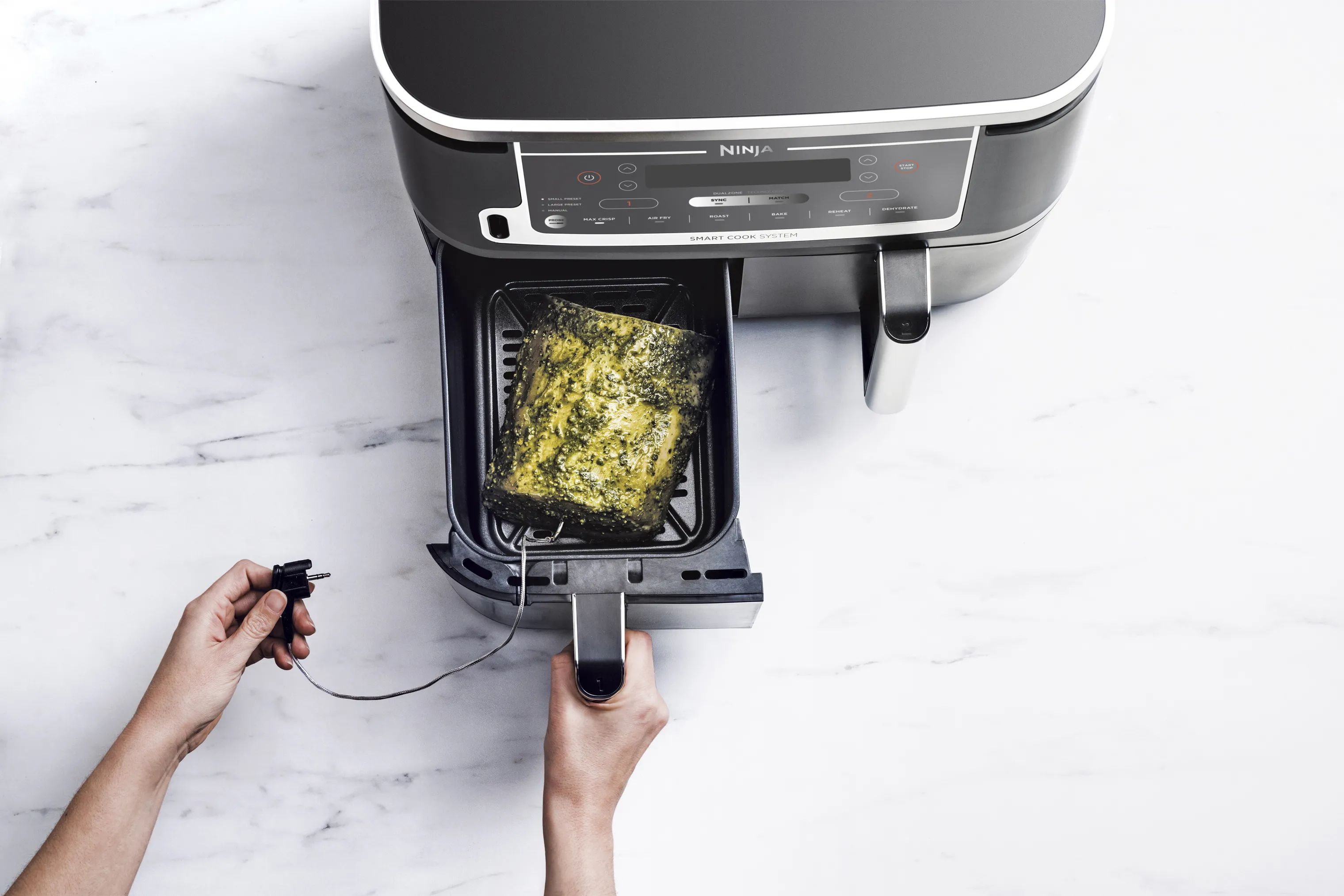 Ninja Airfryers Foodi Max Dual Airfryer m. termometer i sort, 3