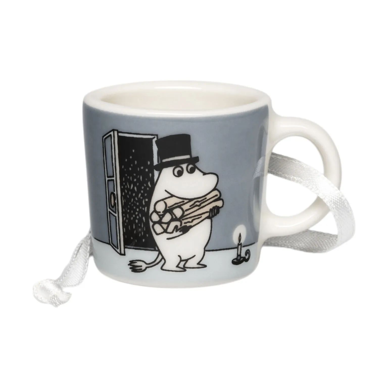 Moomin Arabia Krus og kopper med hank Love Minikrus - Mumifar i Mumifar/grå, 1