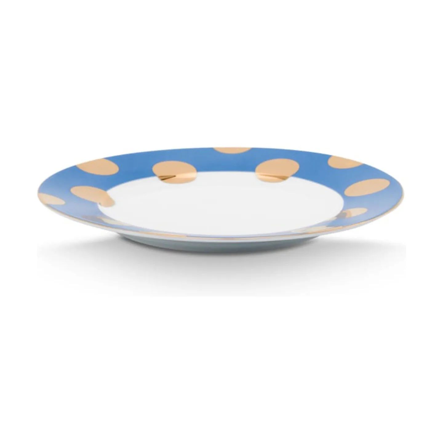 PIP Studio Middagstallerkener Dot Delight Tallerken - 2 stk. i Lyseblå, 21 cm, 5