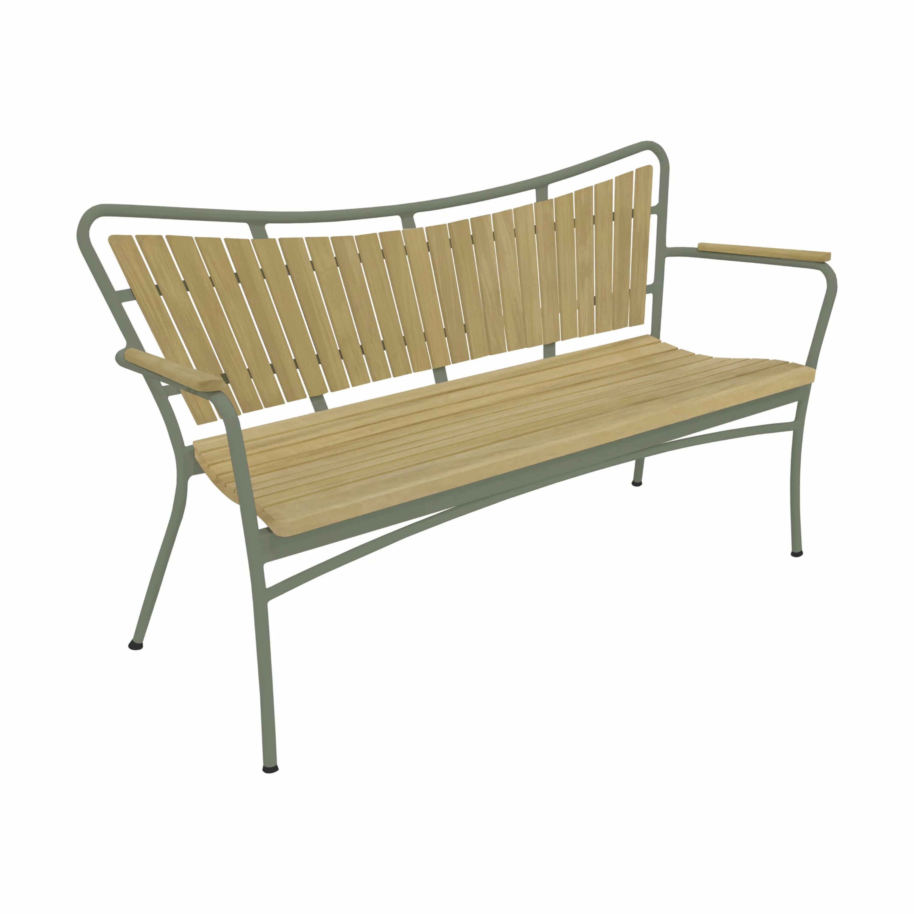Mandalay Havebænke Marguerit Havebænk i Olivengrøn, 143 cm, 1