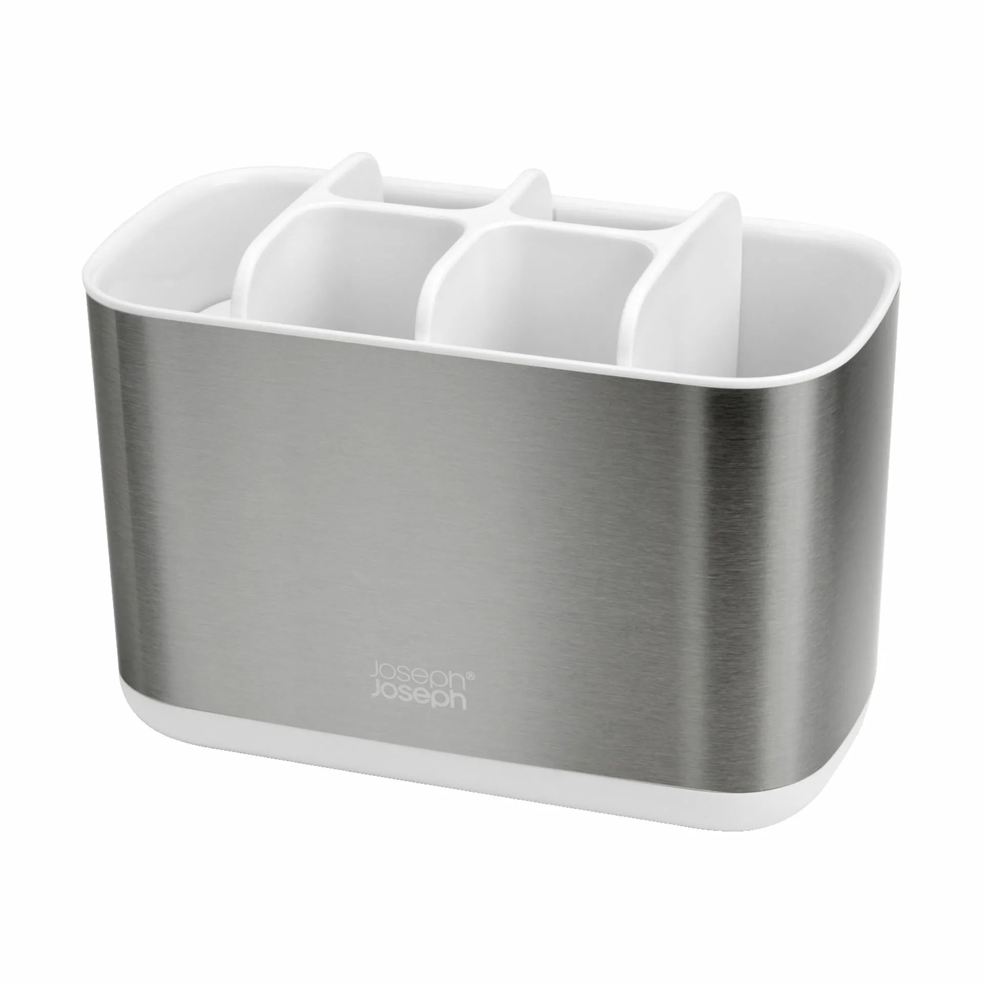 Joseph Joseph Tandbørsteholdere EasyStore Tandbørsteholder i Sølvfarvet, 18 cm, 1