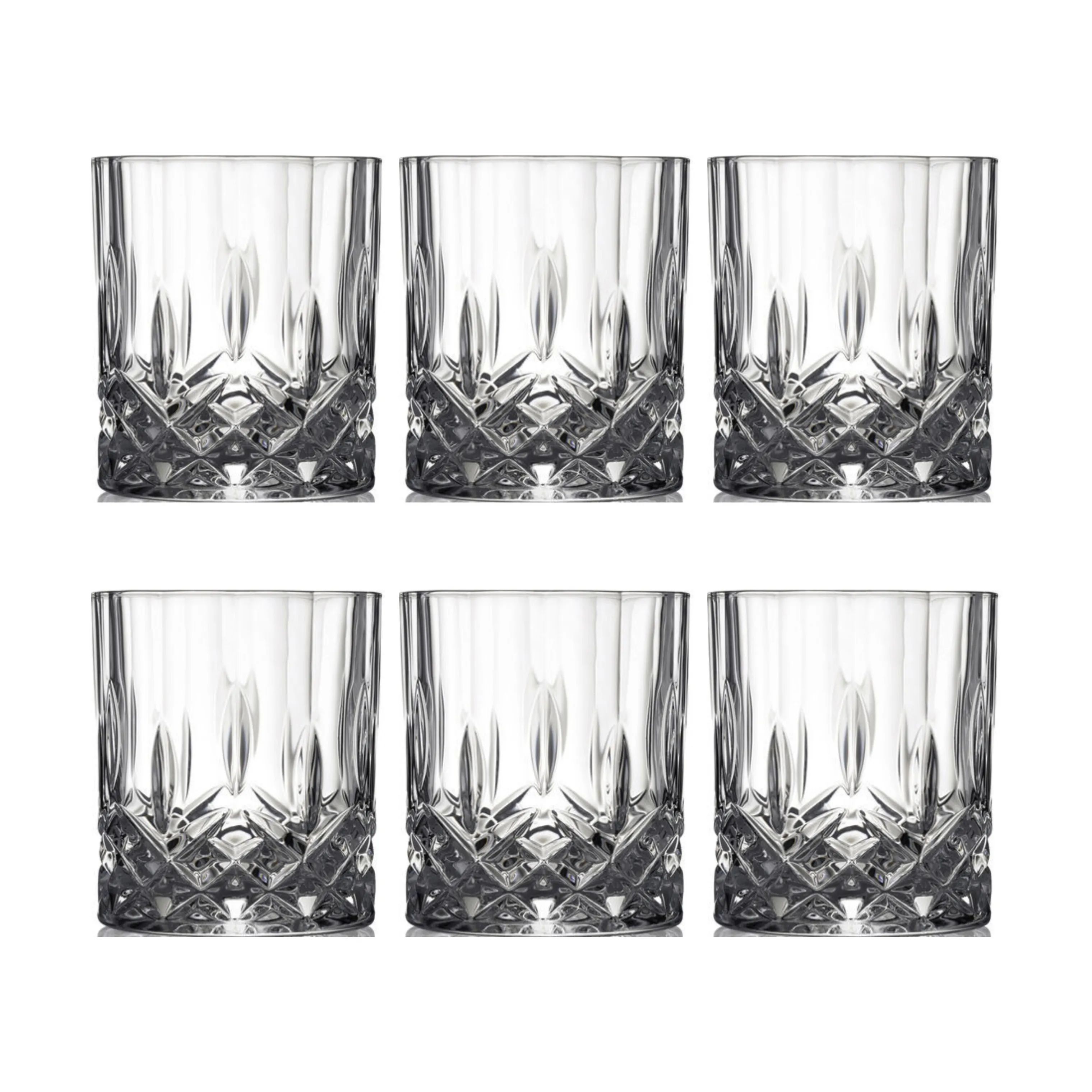 Lyngby Glas Rom- og spiritusglas Lounge Whiskyglas - 6 stk. i Klar, 1