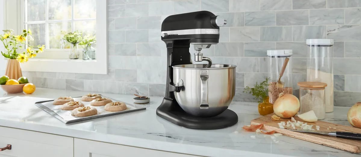 KitchenAid Røremaskiner Artisan Køkkenmaskine 5KSM60SPXEBM i Black matte, 3