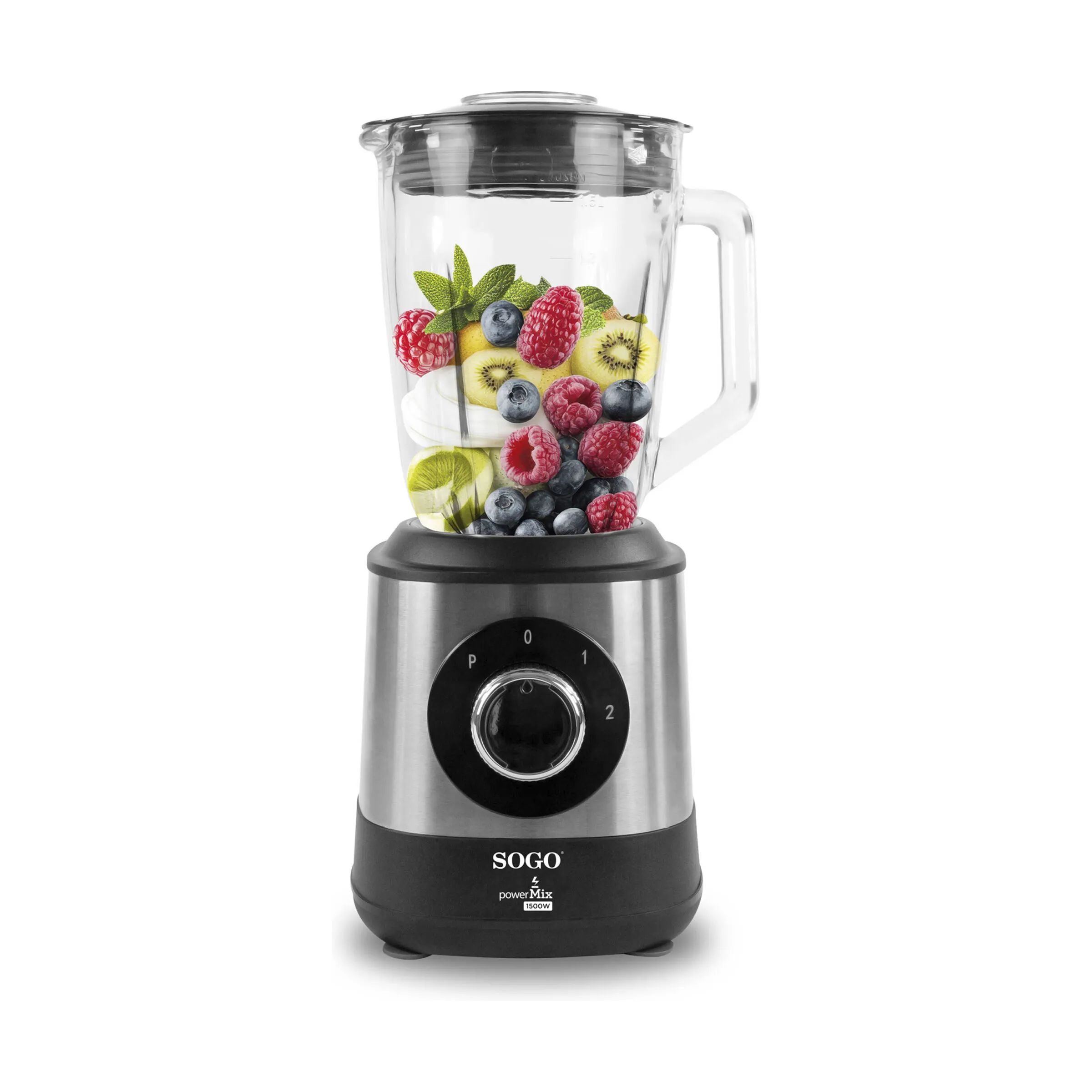 Sogo Blendere Blender i Sølv/sort, 6