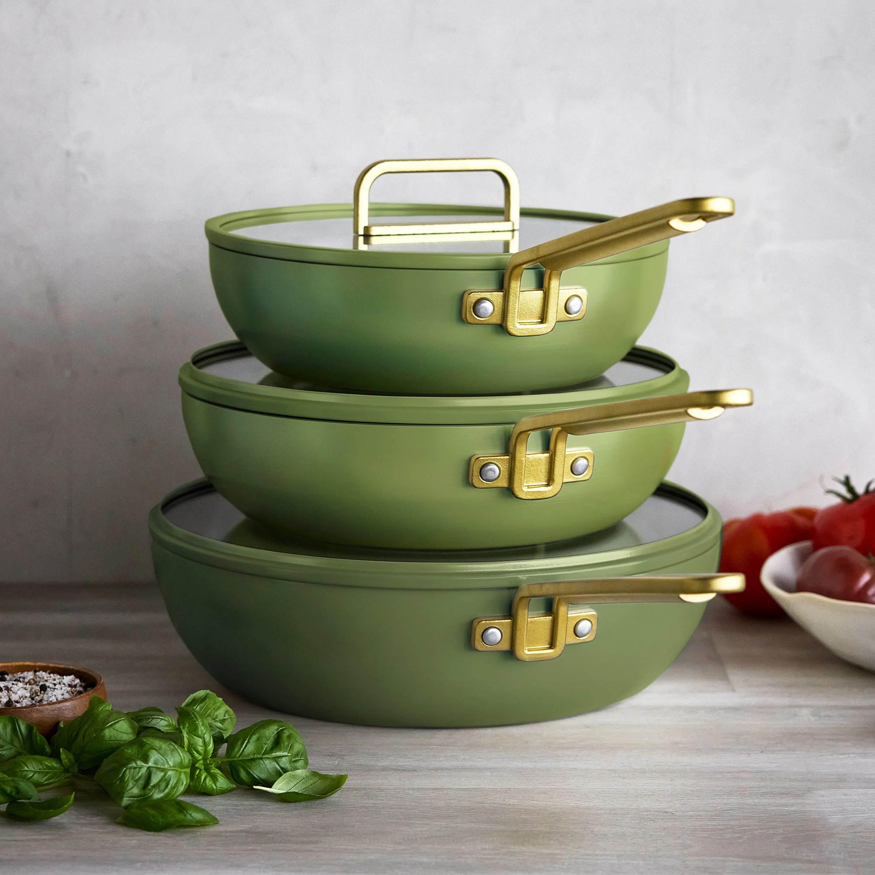 Greenpan Stegepander Tucci Stegepande i Green, 3