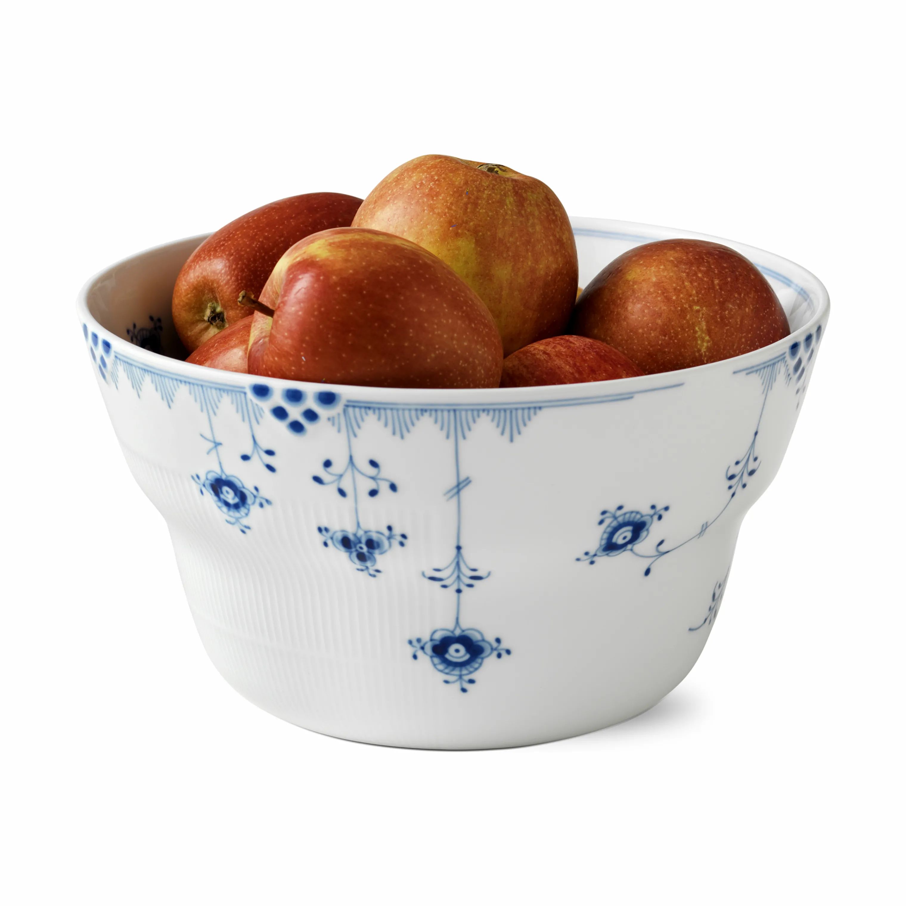 Royal Copenhagen Serveringsskåle Blå Elements Skål i Koboltblå/hvid, 22,5 cm, 2