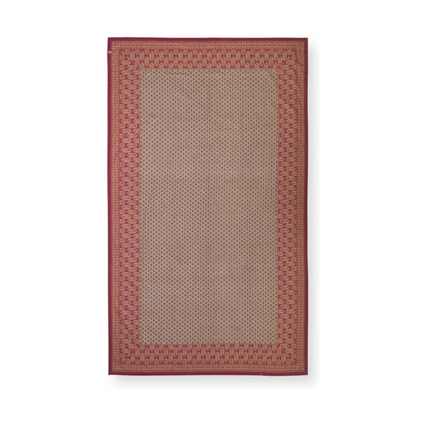 PIP Studio Duge Blooming Tales Dug i Dark Red, B150 x L300 cm, 1