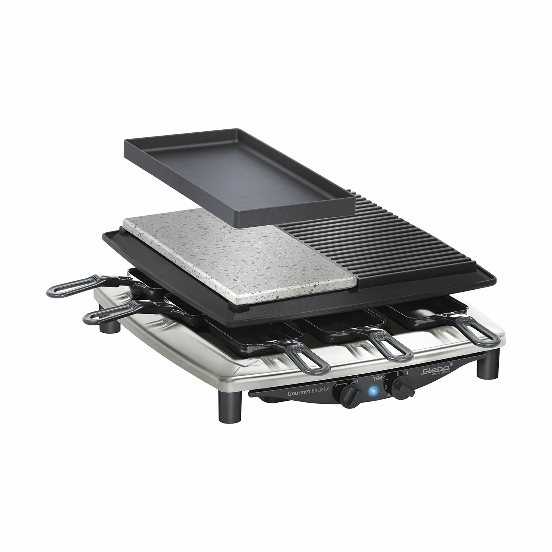 Steba Racletter Raclette PlusDeluxe i Sort, 2
