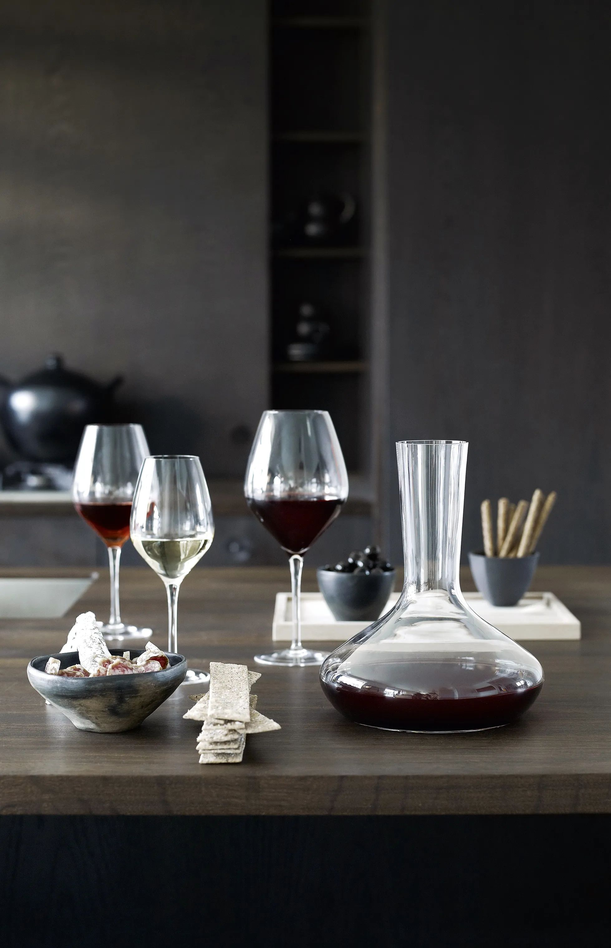 Holmegaard Vinkarafler Cabernet Vinkaraffel i klar, 2