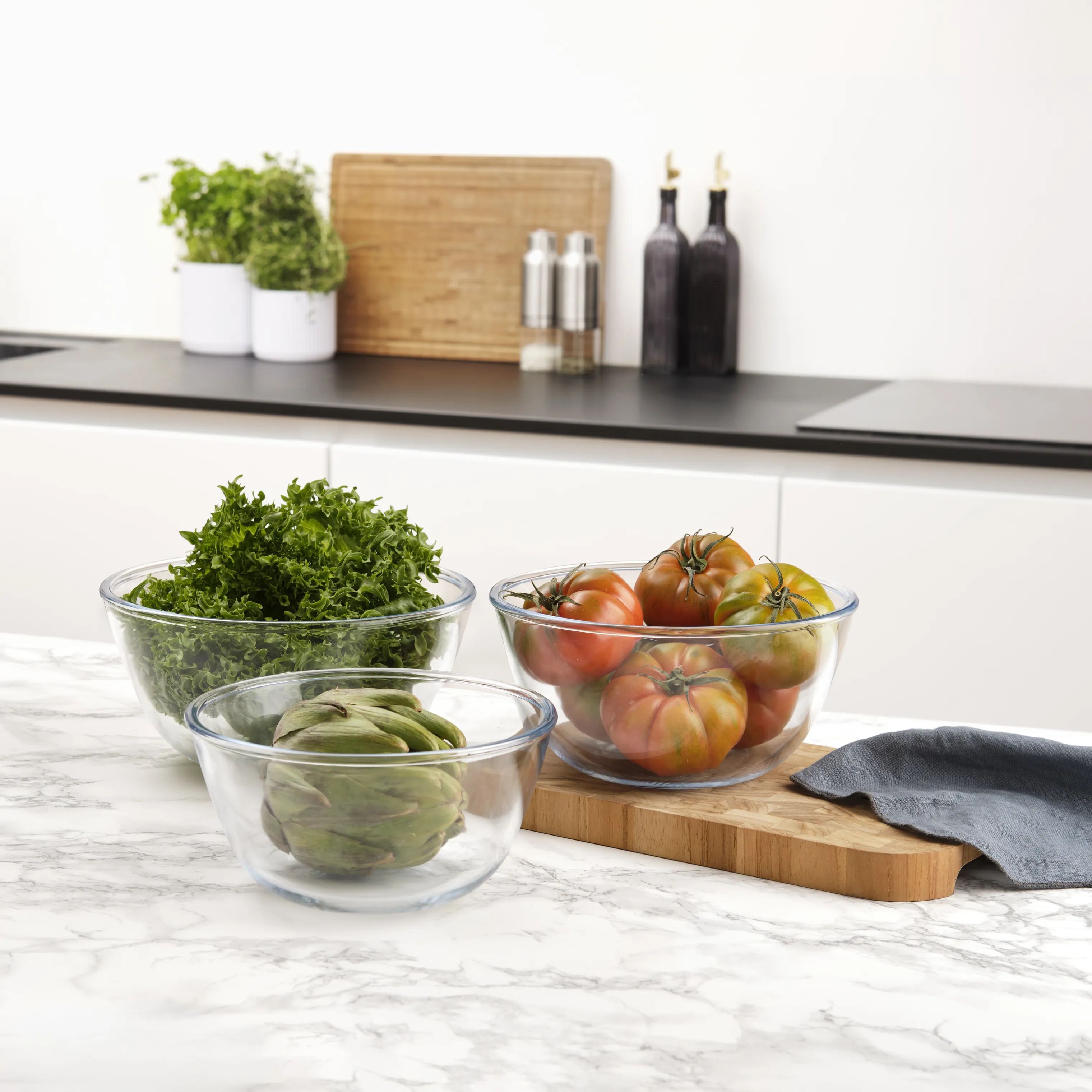 Cook & Baker Skåle Skålesæt - 3 dele i 1580/2100/2700 ml, 2