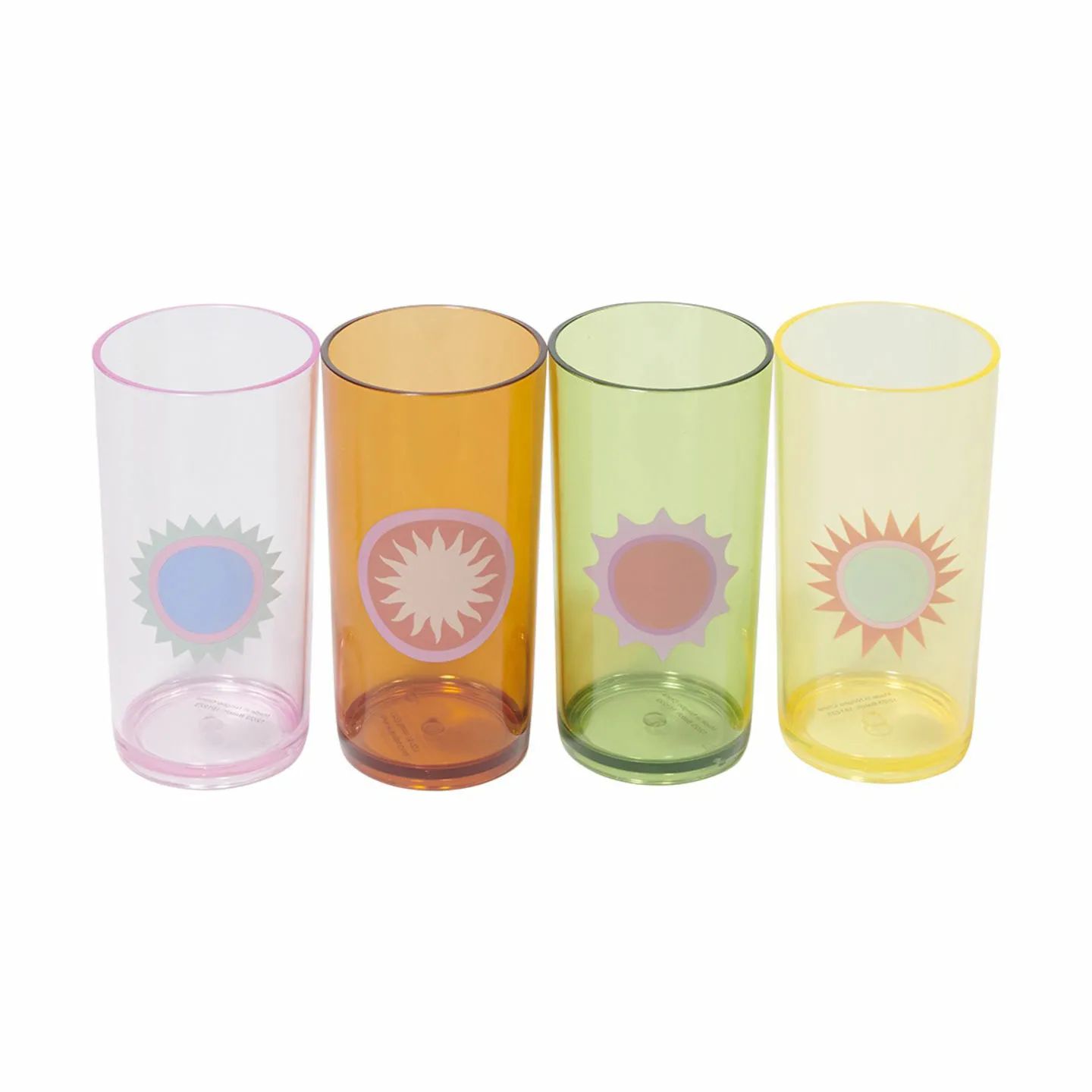 Sunnylife Cocktailglas Rio Sun Multi Rio Sun Drinksglas - 4 stk. i Multifarvet, 1