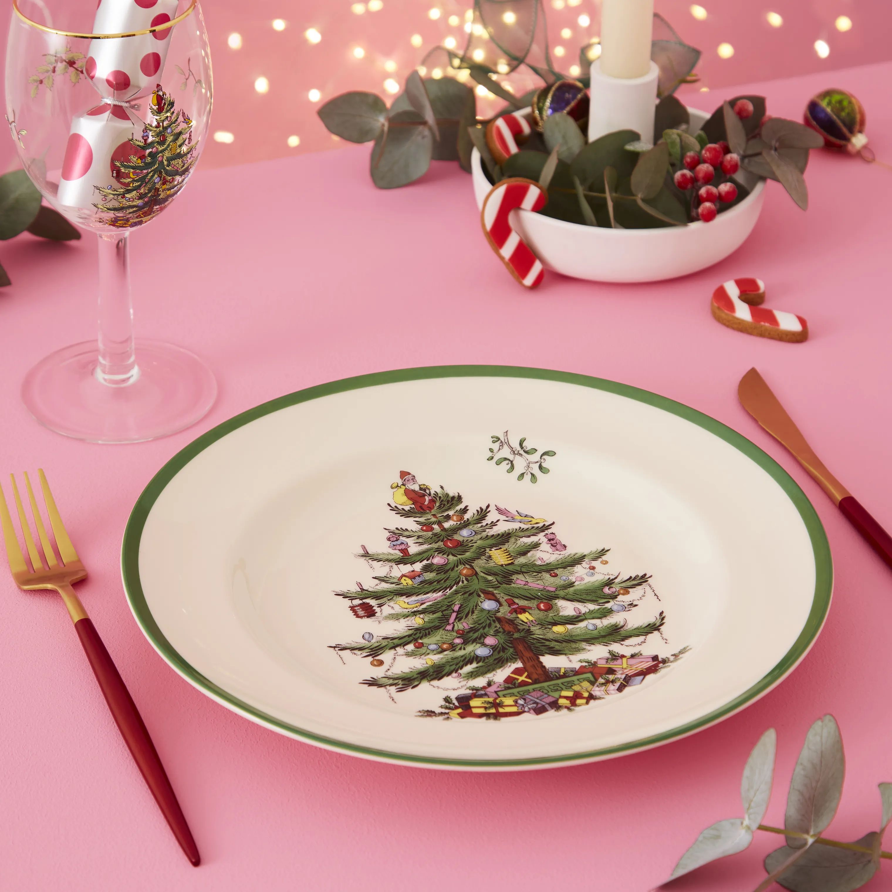 Spode Middagstallerkener Christmas Tree Middagstallerken i 27,5 cm, 3