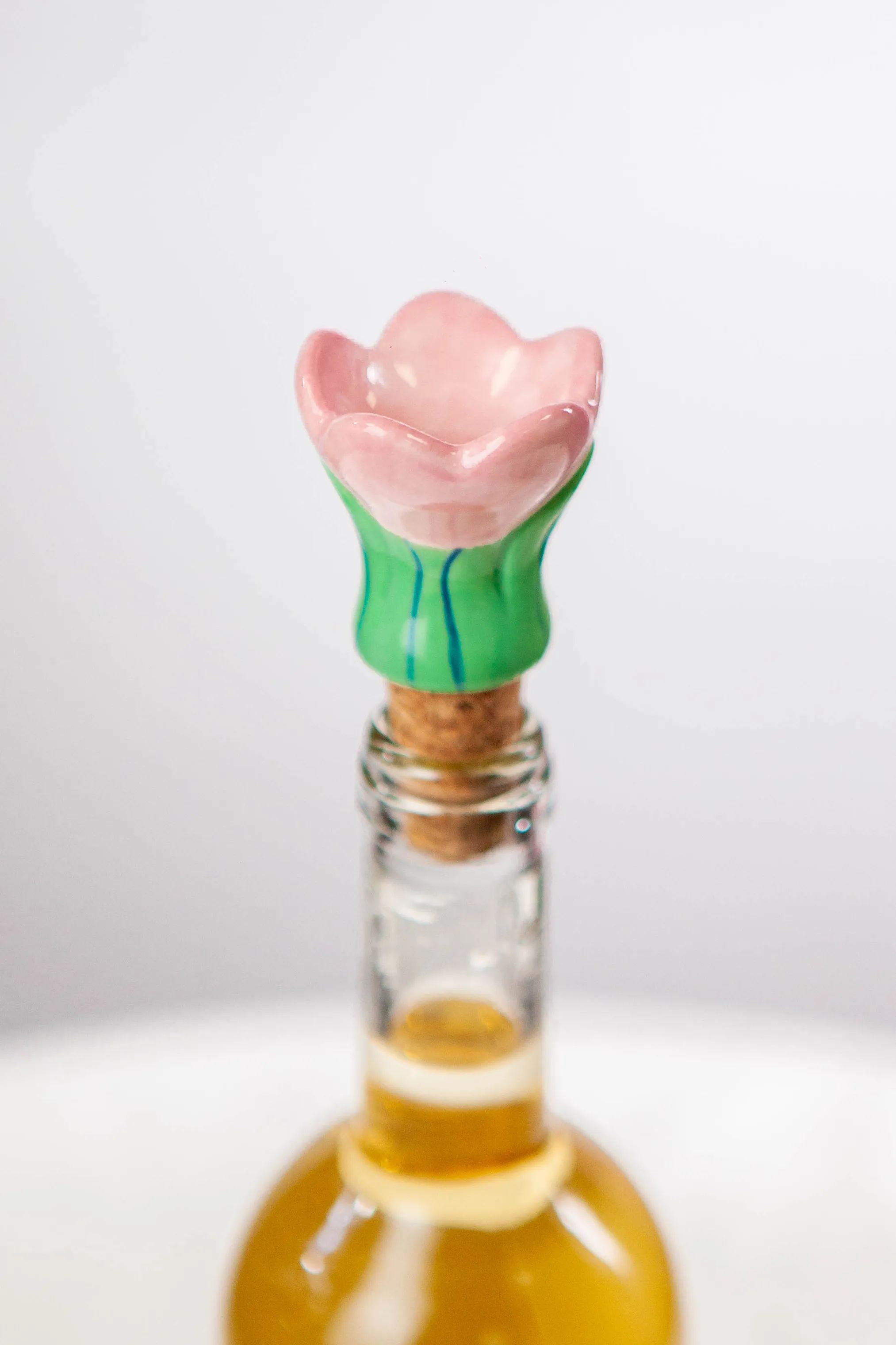 DOIY Vinpropper Vinprop i Grøn/Pink, 4