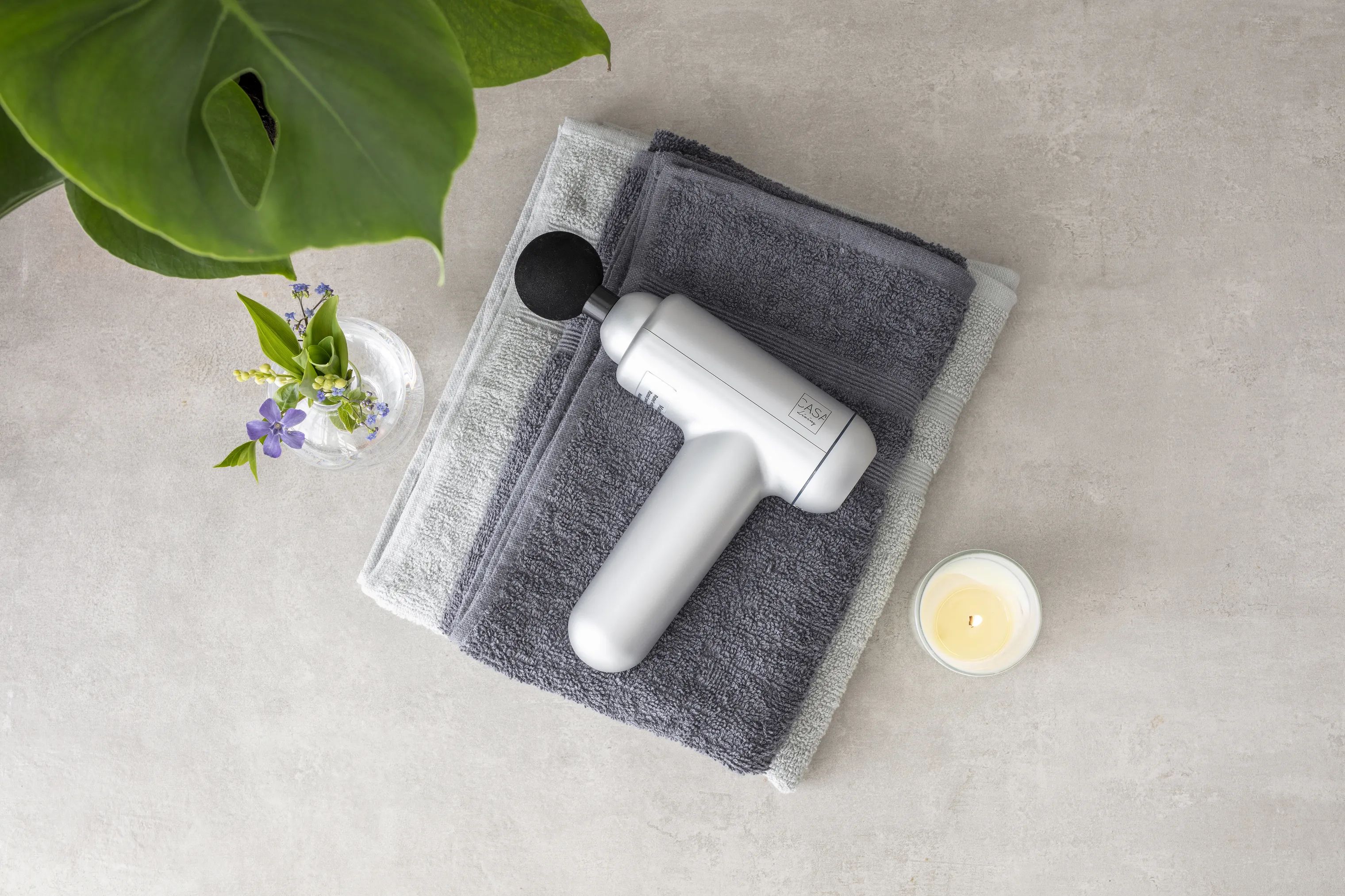 CASA Living Massageapparater Massagepistol i Grå, 2