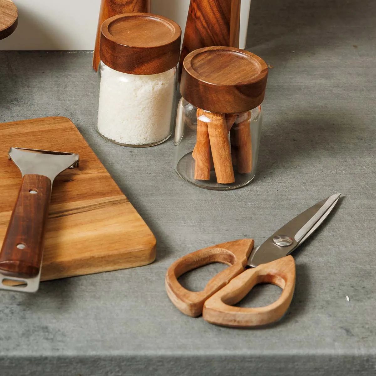 Estia Home Køkkensakse Allure Køkkensaks i Natural, 2