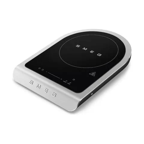 Smeg Kogeplader Collezione Bærbar Induktionsplade PIC01BLMEU i Mat sort, 1