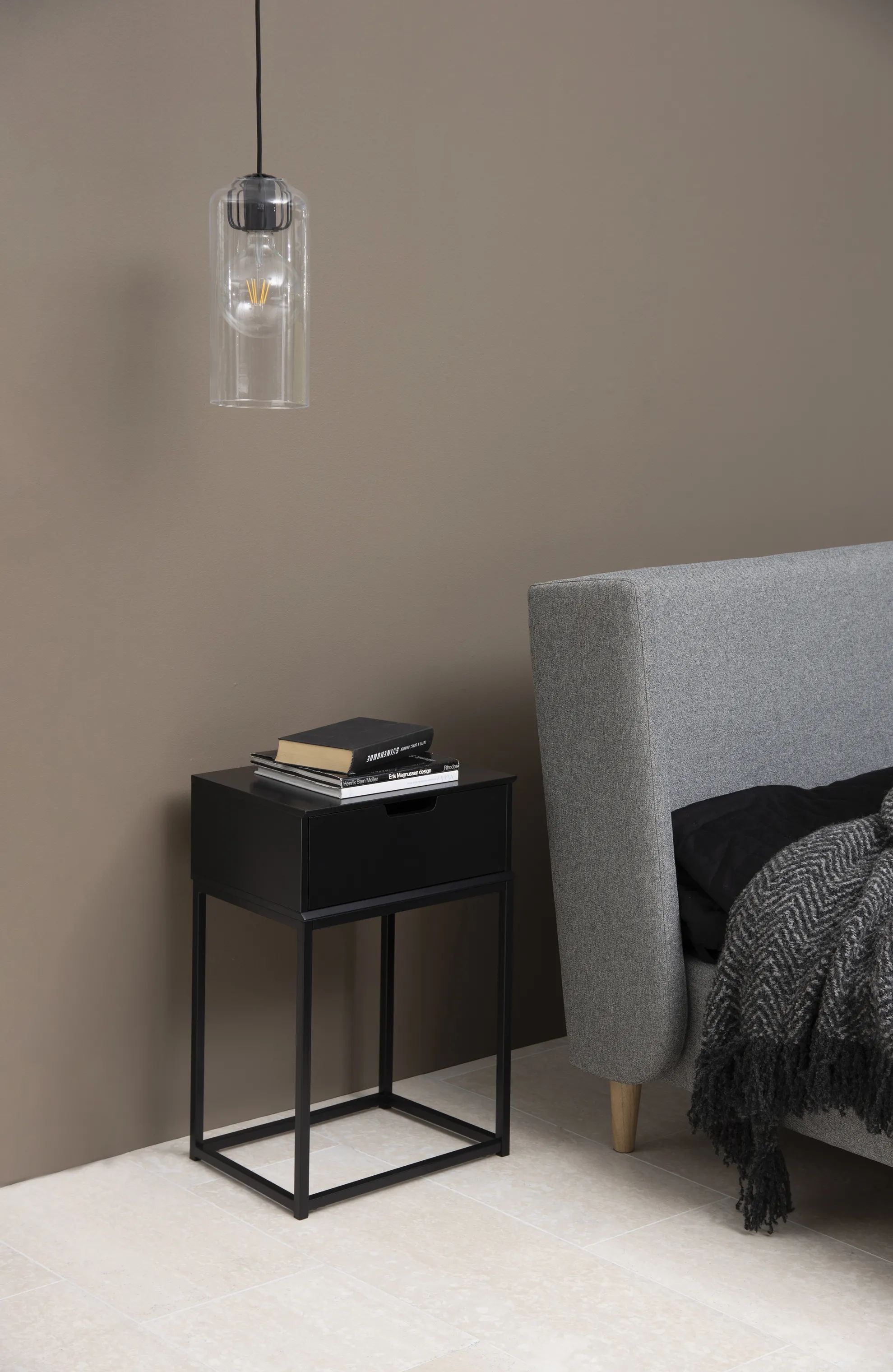 CASA Living Sengeborde Mitra Natbord i Sort, 2