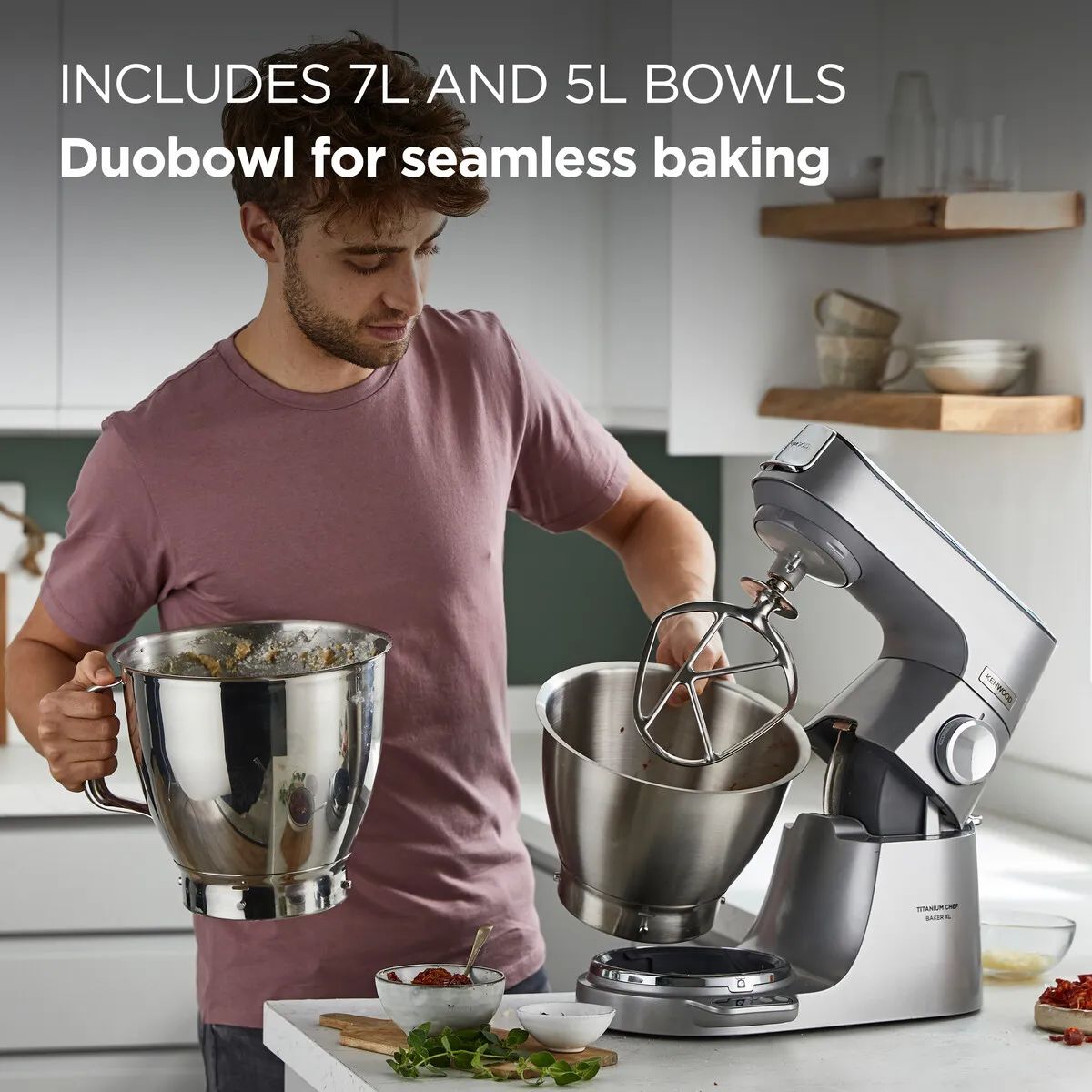 Kenwood Røremaskiner Chef Køkkenmaskine KVL85.224 i Sølvfarvet, 3