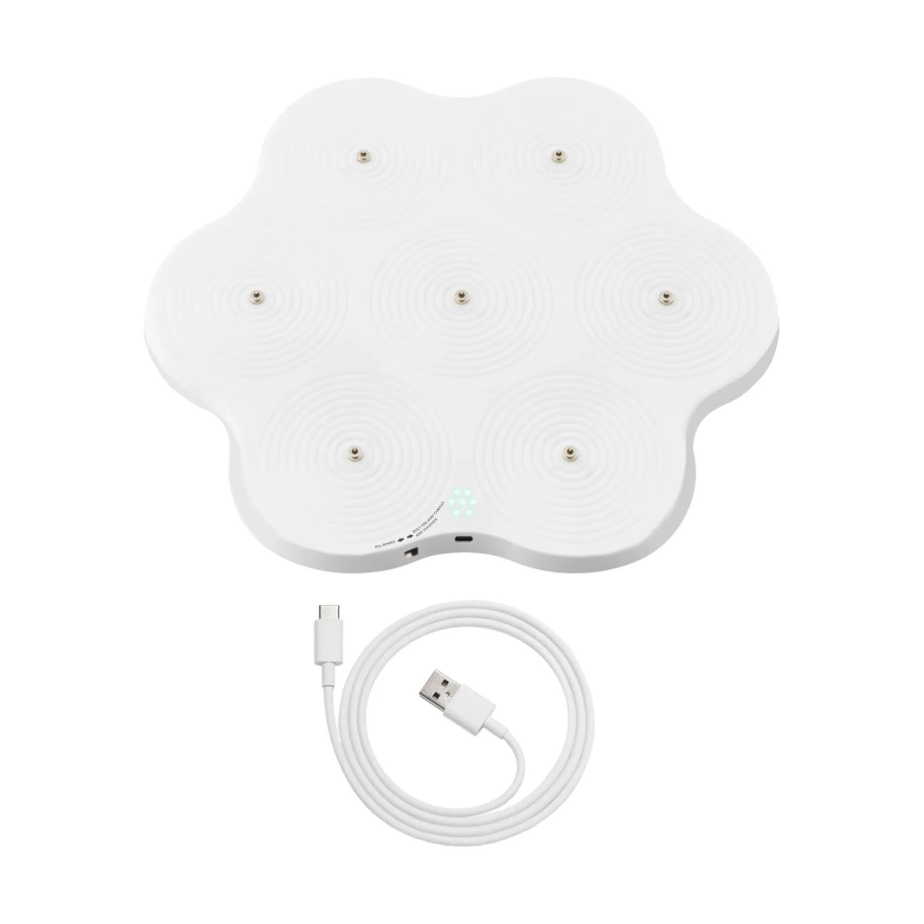 Sirius LED-lys Multicharger Ladestation 7 i Hvid, 1
