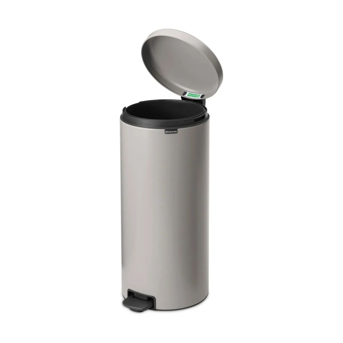 Brabantia Toiletspande NewIcon Pedalspand i Soft Grey, 30 L, 4