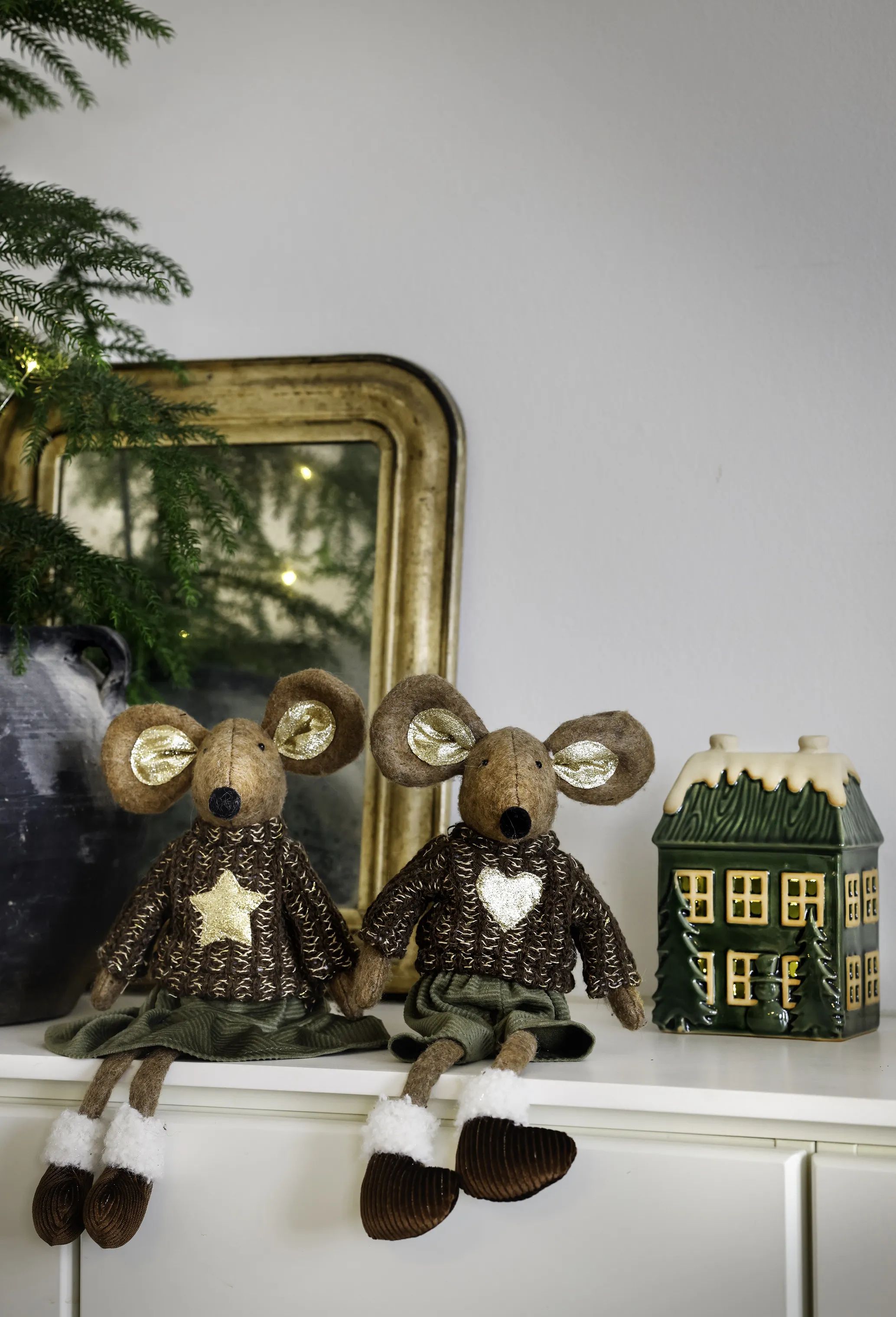 Casa Christmas Julefigurer Julemus- Dreng i dreng, 2