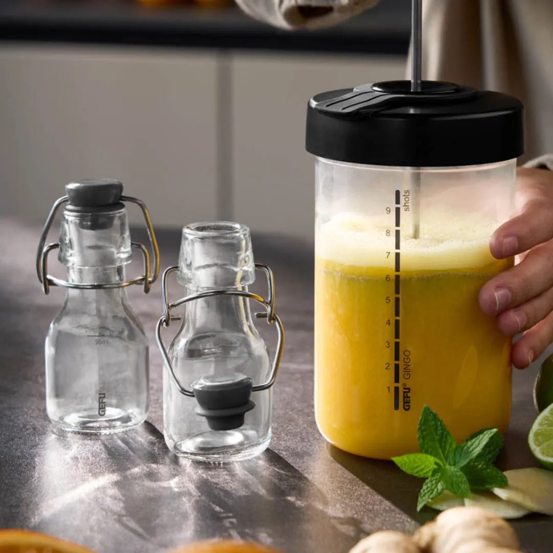 Gefu Opbevaringsglas Gingo Shotflasker - 6 stk. i klar, 3