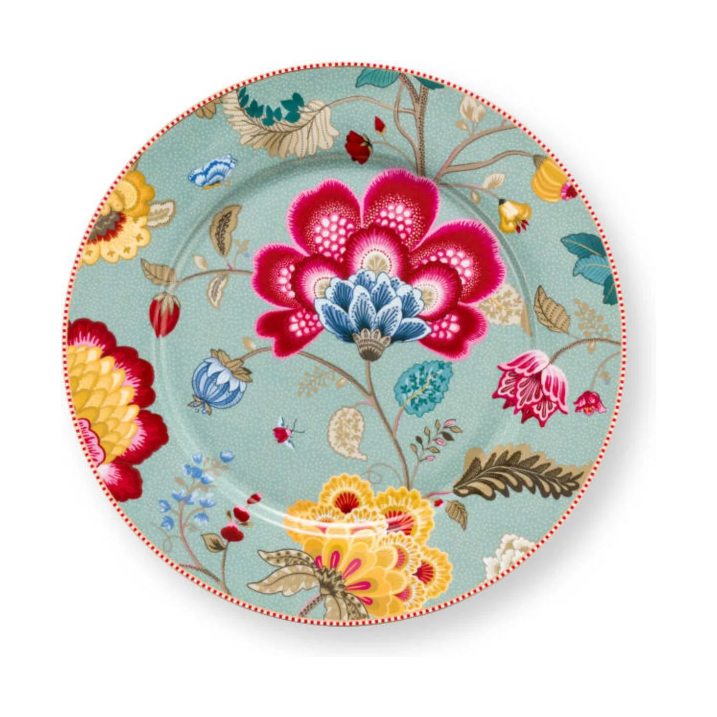 PIP Studio Middagstallerkener Blooming Tales Serveringstallerken i Blå, 1