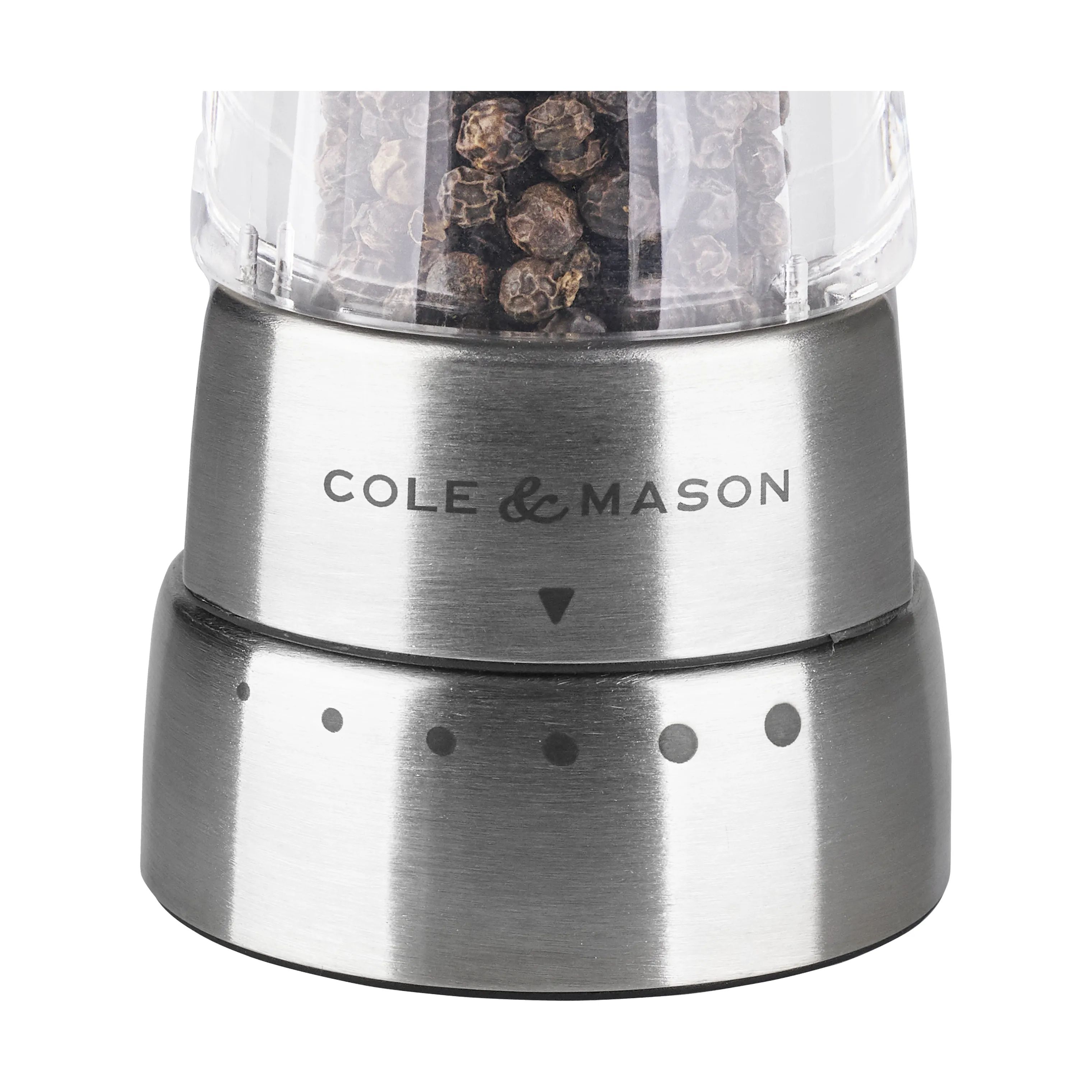 Cole&Mason Peberkværne Derwent Peberkværn i stål, 3