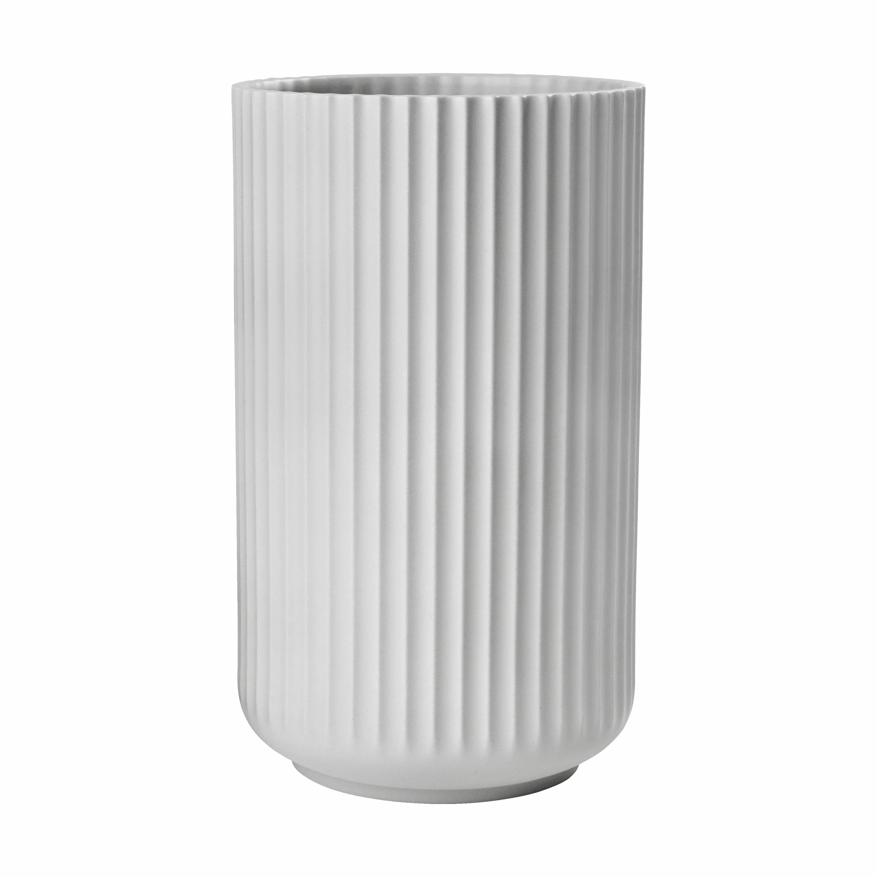 Lyngby Porcelæn Vaser Vase i Lys grå, 25 cm, 1