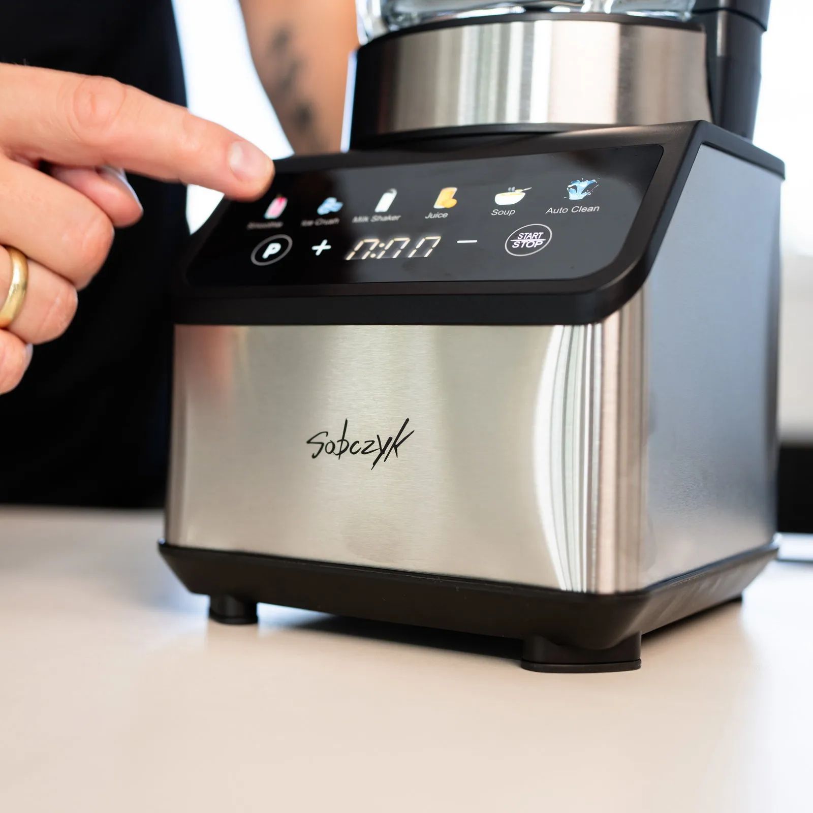 Casper Sobczyk Blendere Sobczyk Blender i Sort/Metal, 3
