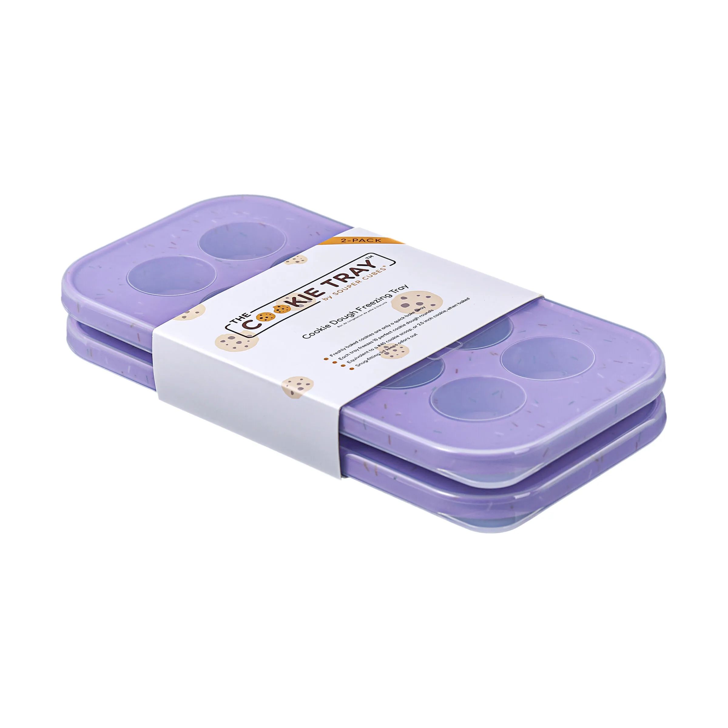 Souper Cubes Isterningebakker Frysebakke - 2 stk i Lilla, 1