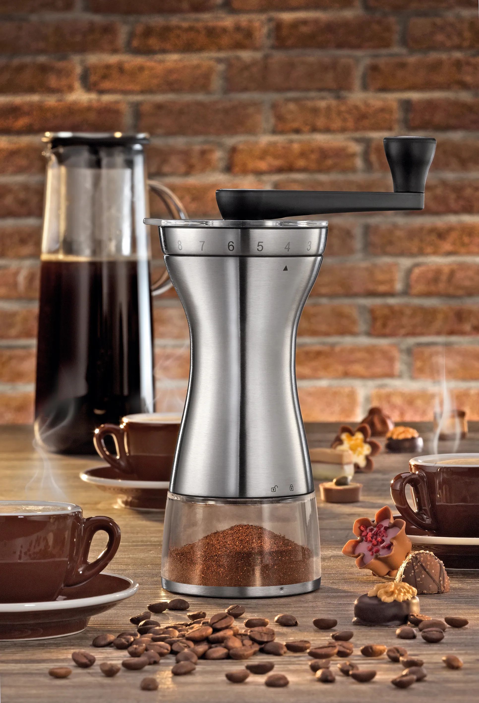 Zassenhaus Kaffekværne Manaos Kaffemølle i Sølv, 3