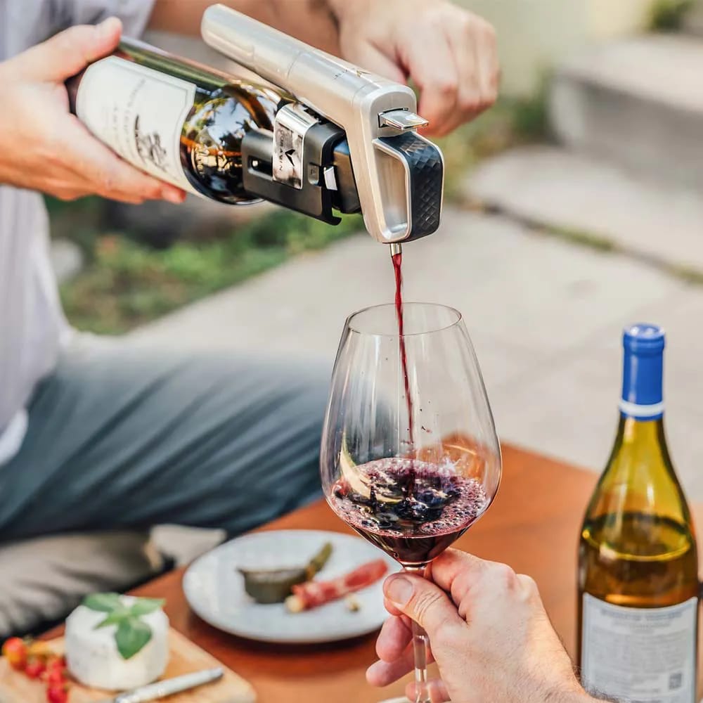 Coravin Vinpumper Timeless Six+ Vinsystem i Sølvfarvet, 2