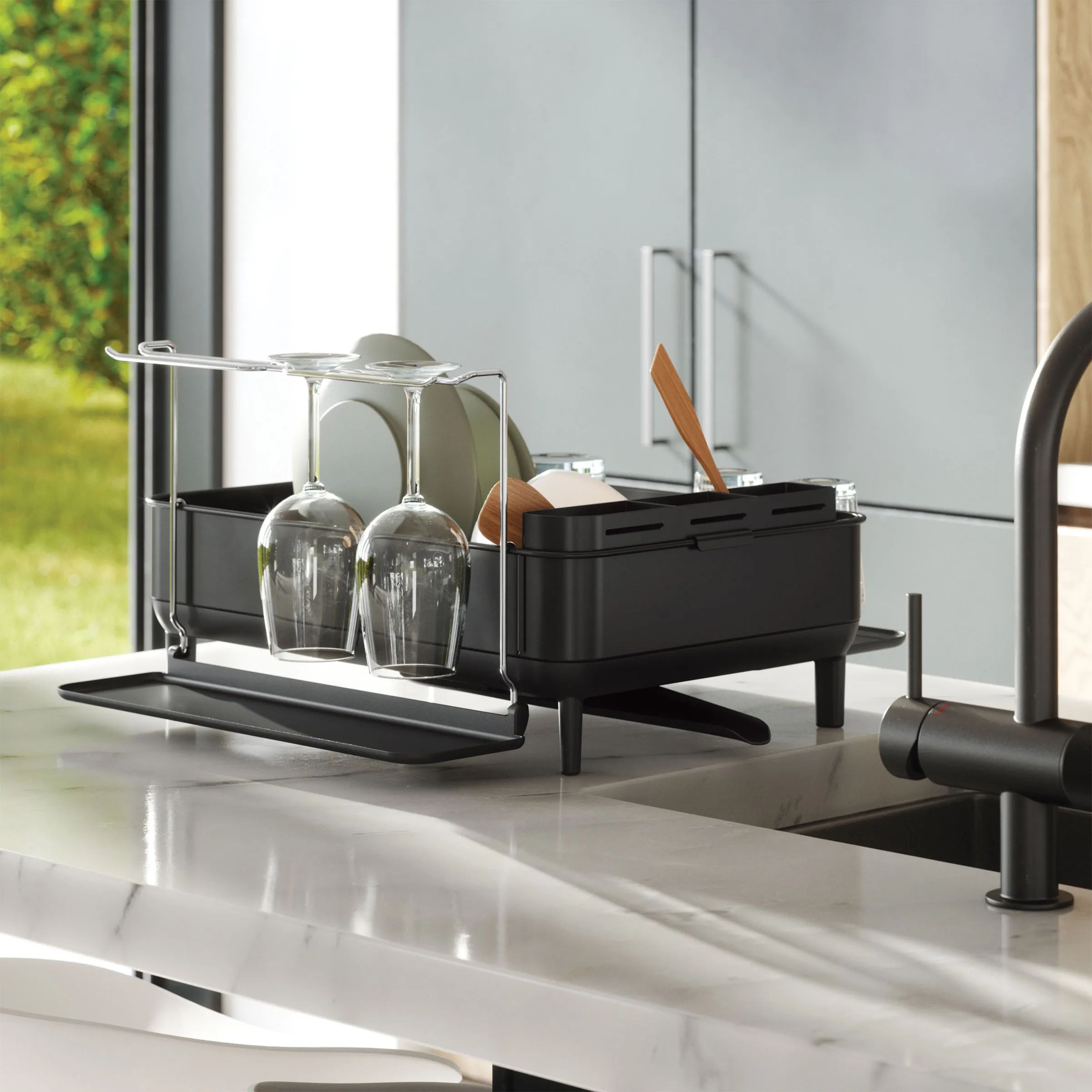 Simplehuman Opvaskestativer Opvaskestativ i Sort, 3