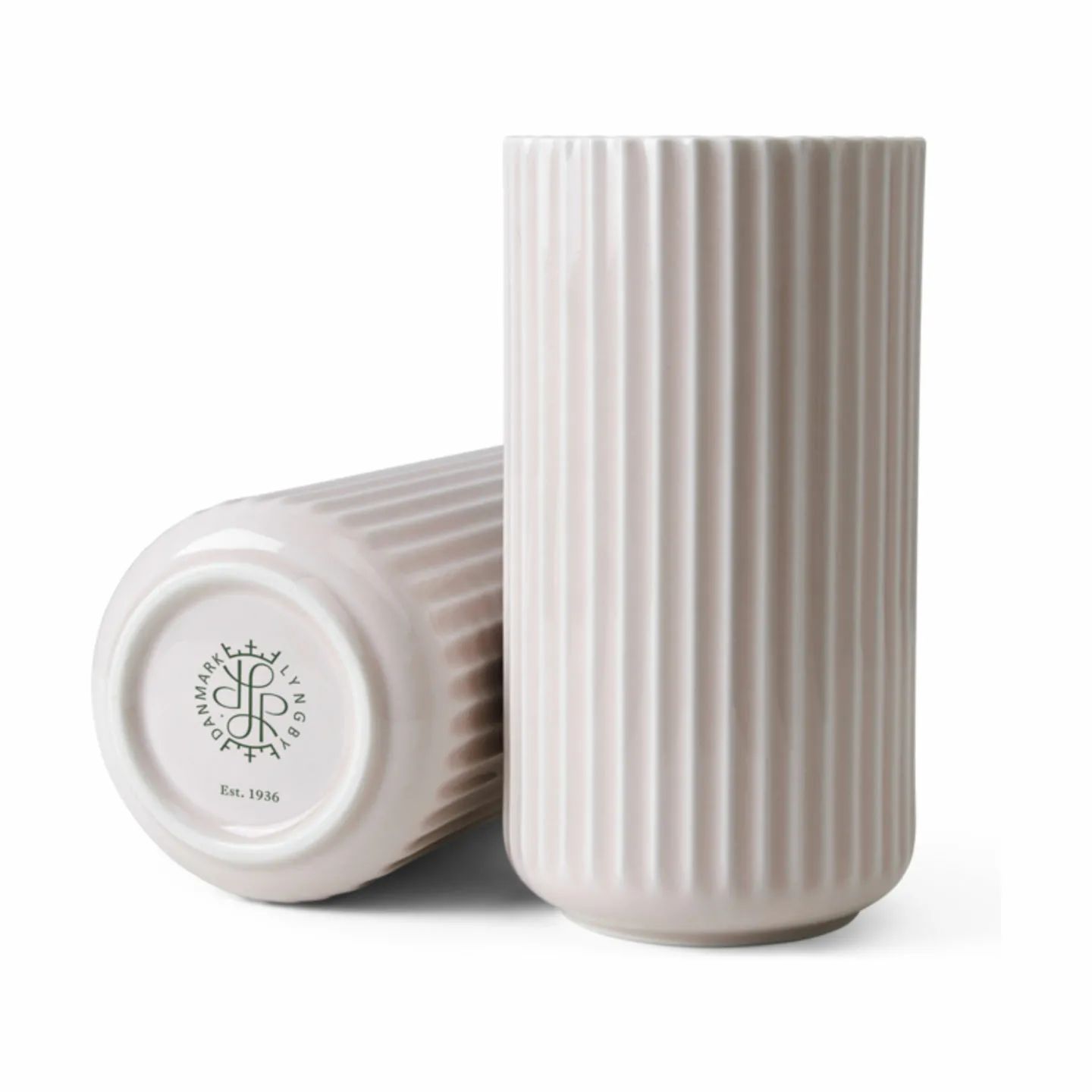 Lyngby Porcelæn Vaser Vase i Lys lilla, 20,5 cm, 3