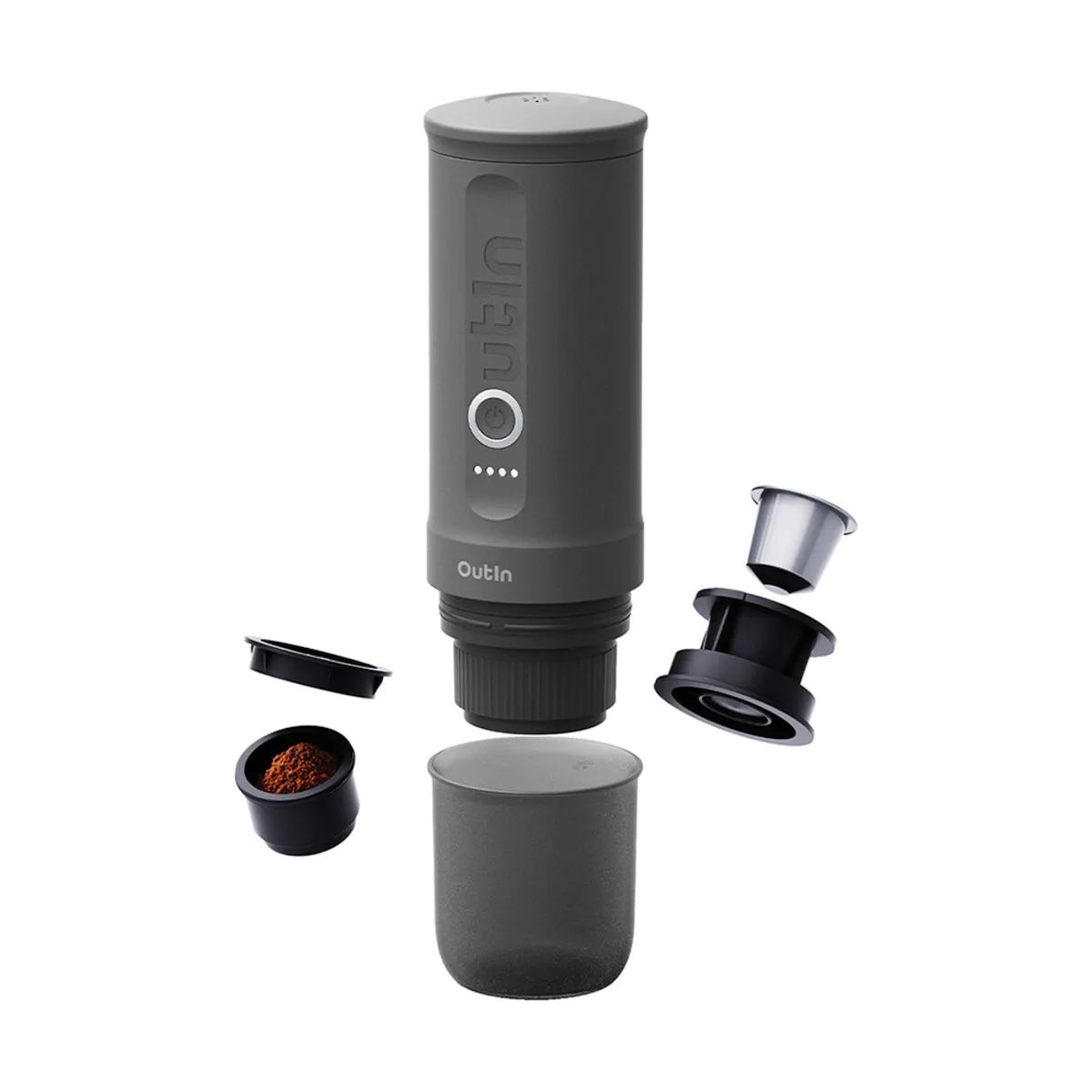 Outin Espressomaskiner Nano Espressomaskine i Grey, 3