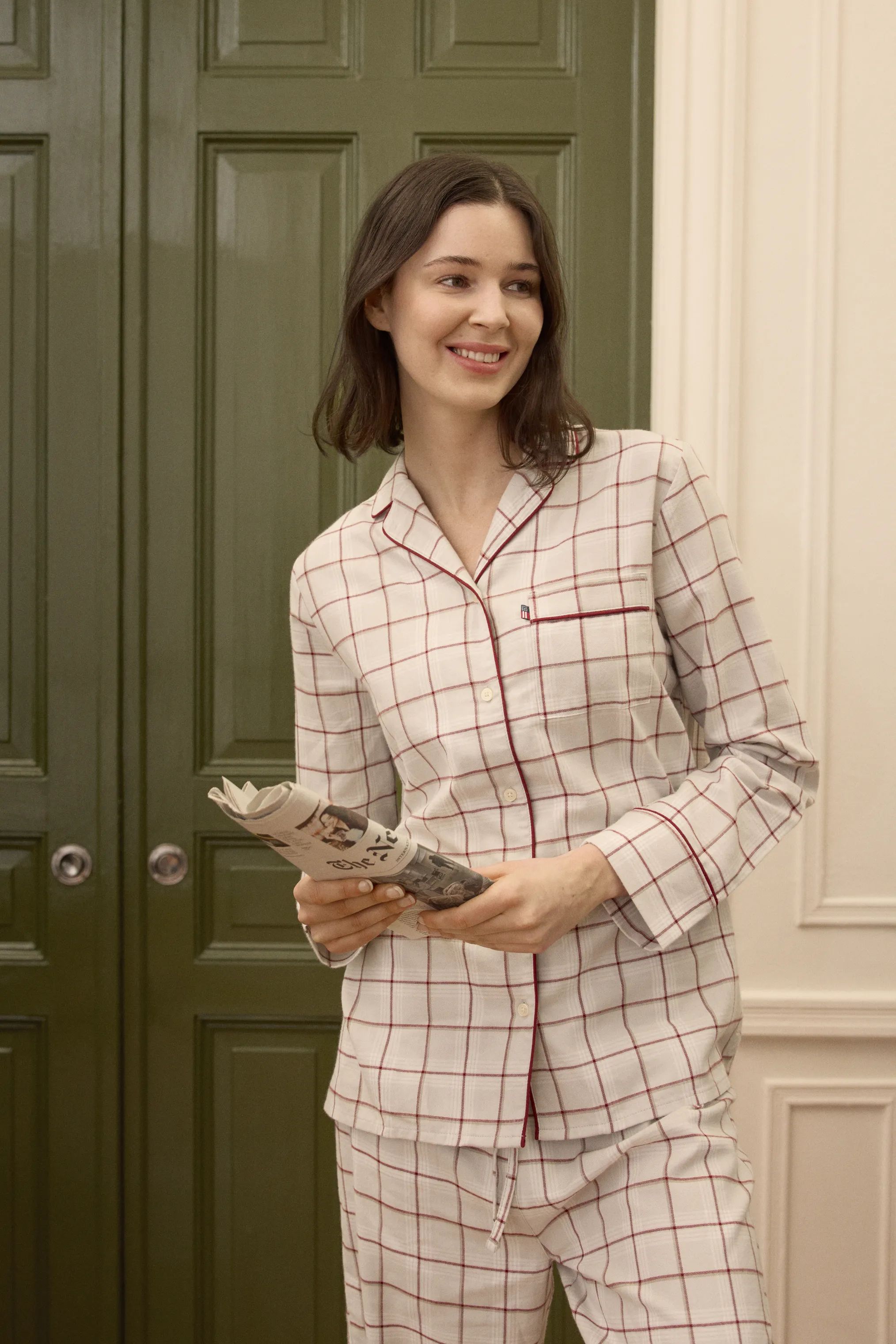 Lexington Pyjamas Holiday Collection 2025 Pyjamassæt - 2 dele i S, 2