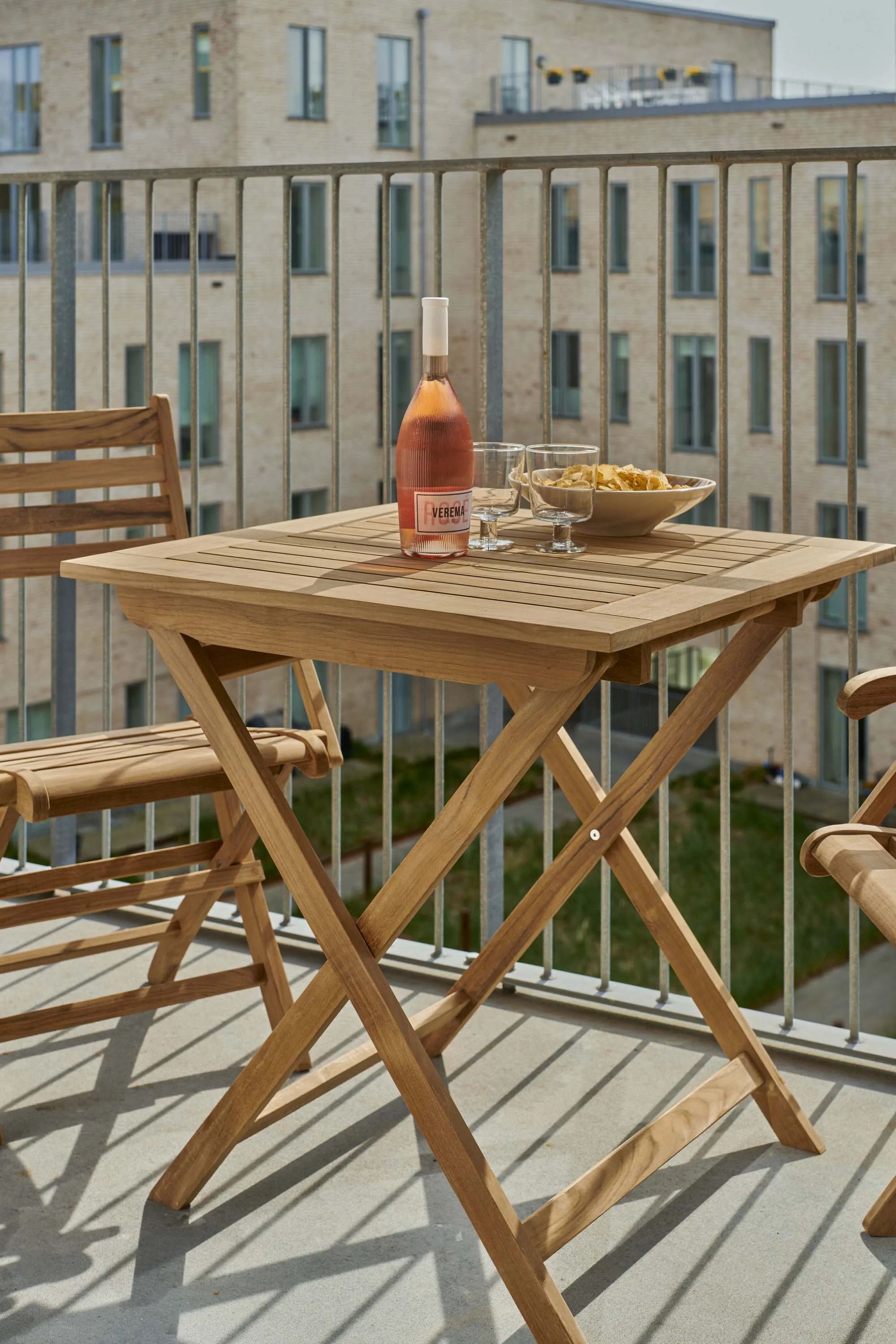 cinas Caféborde York Foldebord i Teak, 5