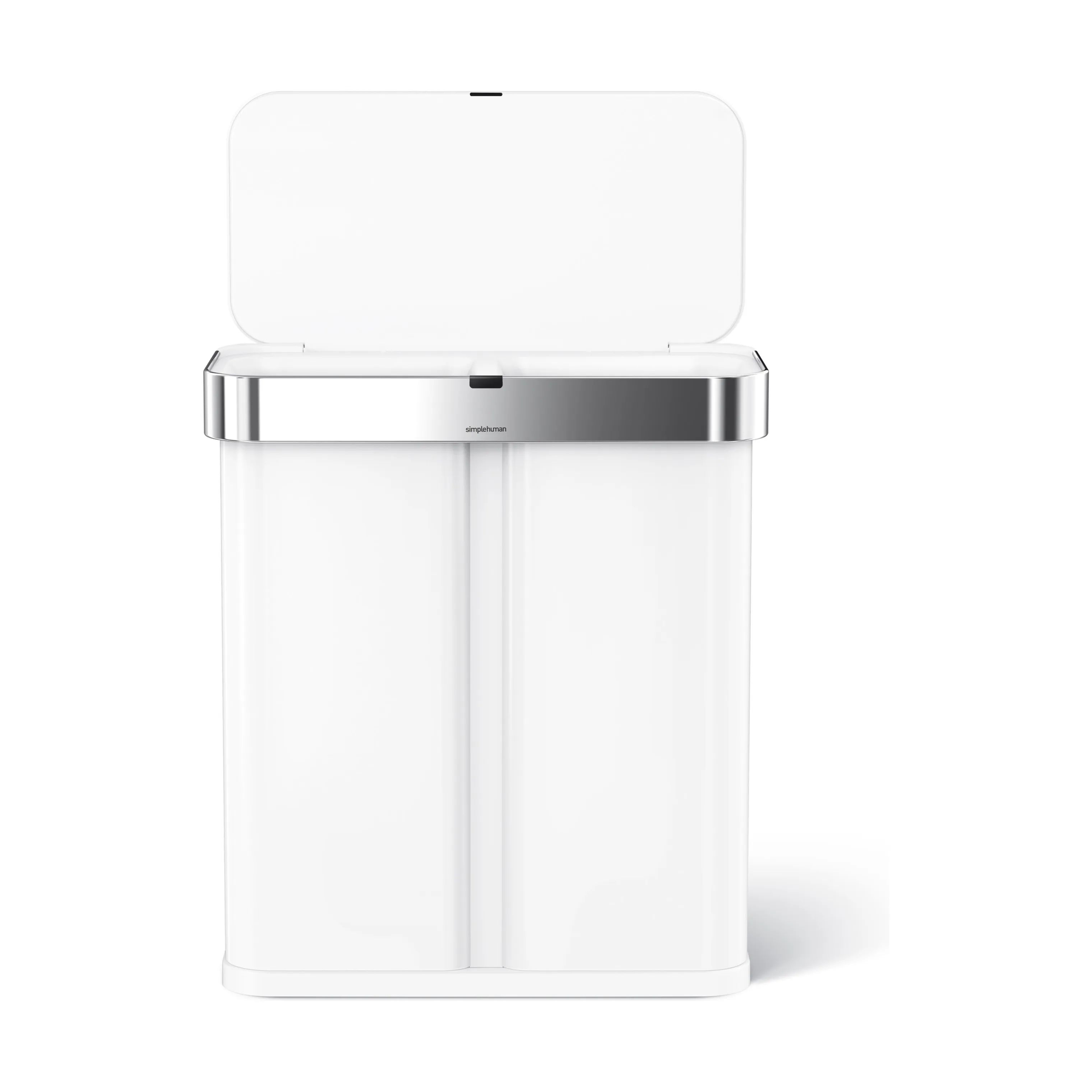 Simplehuman Spande uden pedal Dual Affaldspand i Hvid, 3