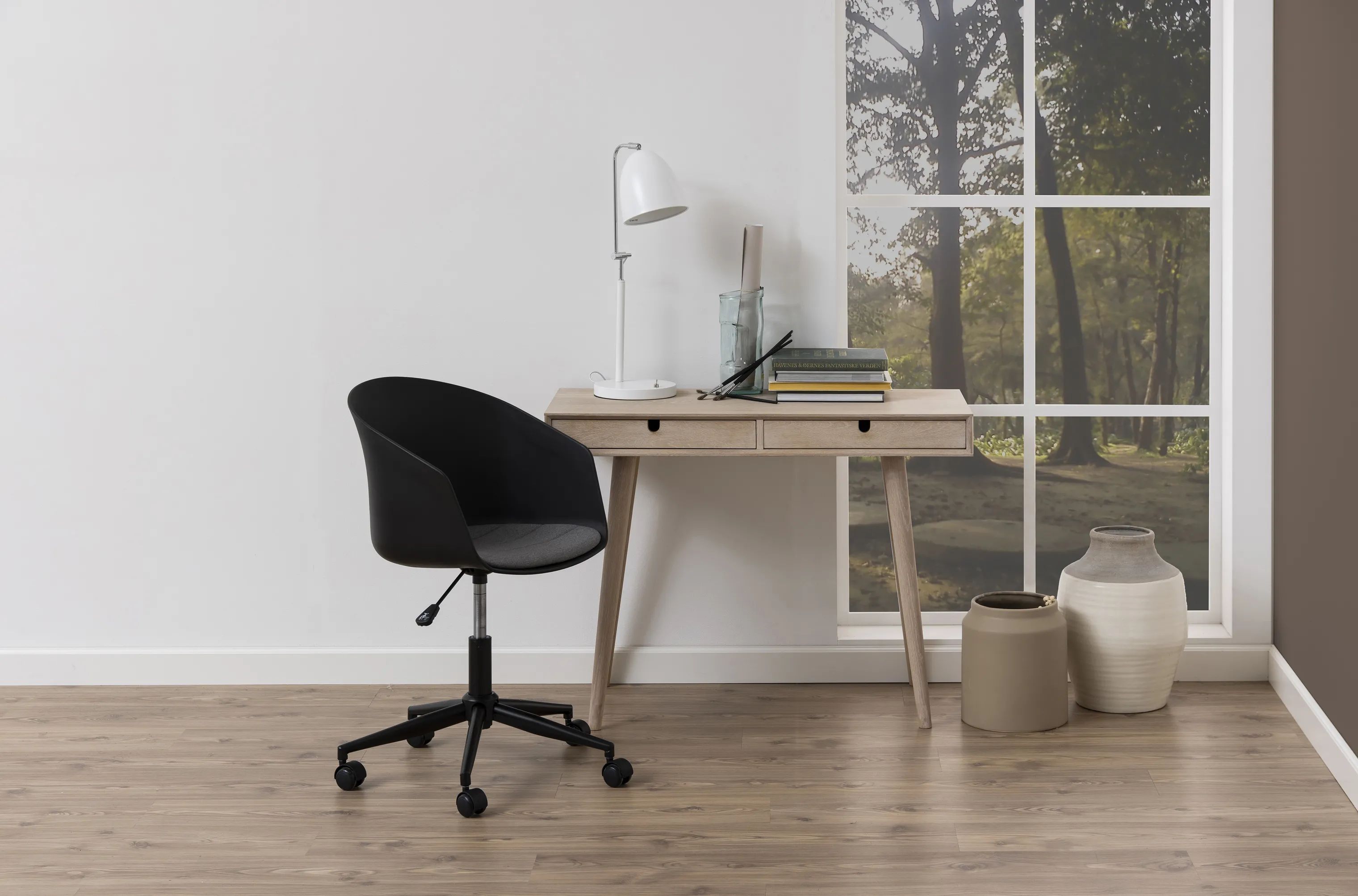 CASA Living Skriveborde Century Skrivebord i Natur, 2