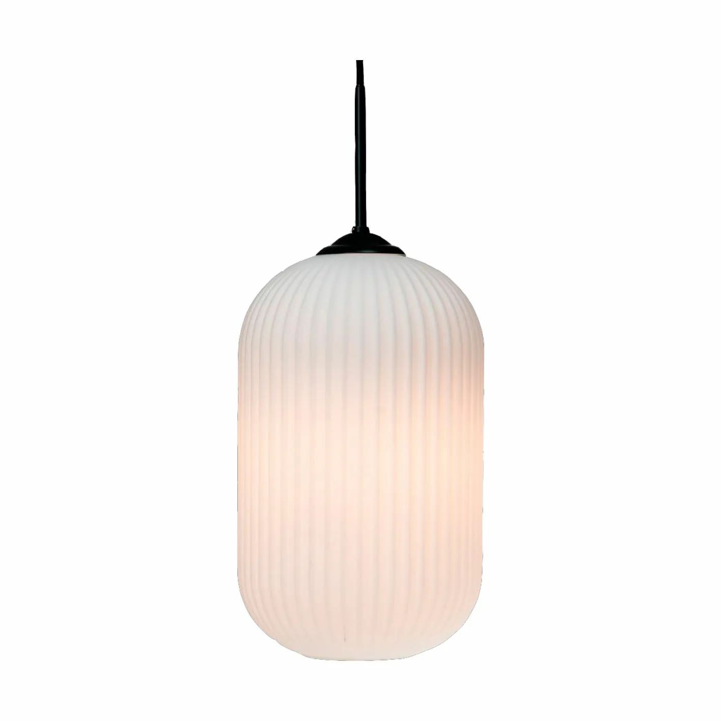 Dyberg Larsen Pendler Riflet Pendel i Opal/sort, 20 cm, 1
