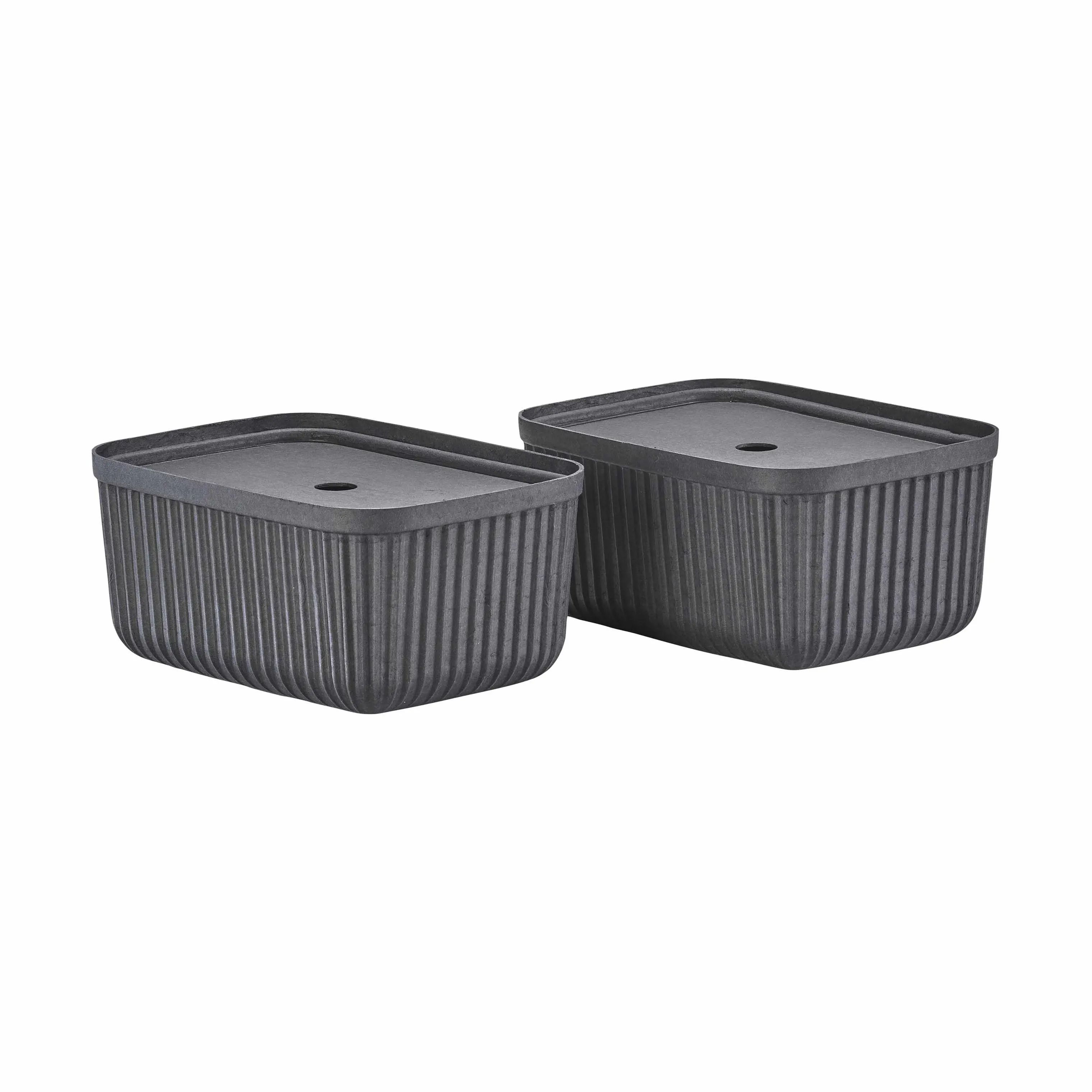 Zone Kasser Pulp Opbevaringsboks i Black, 32 cm, 1