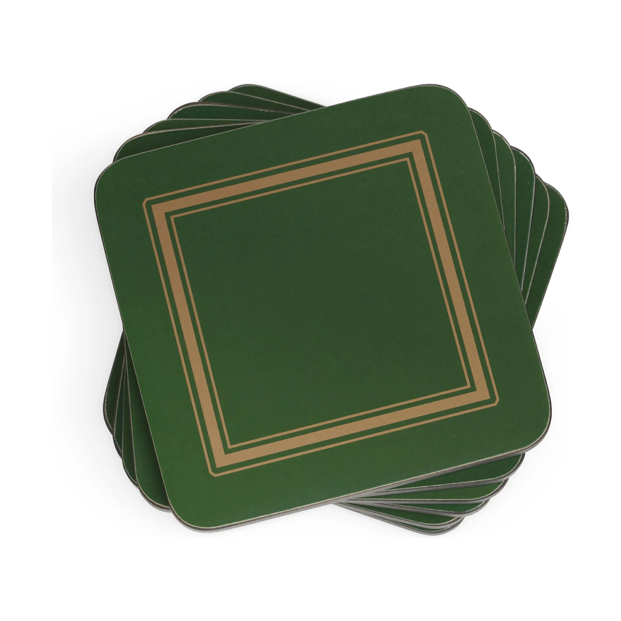 Pimpernel Glasbrikker og coasters Pimpernel Glasbrikker - 6 stk. i Grøn/guld, 1