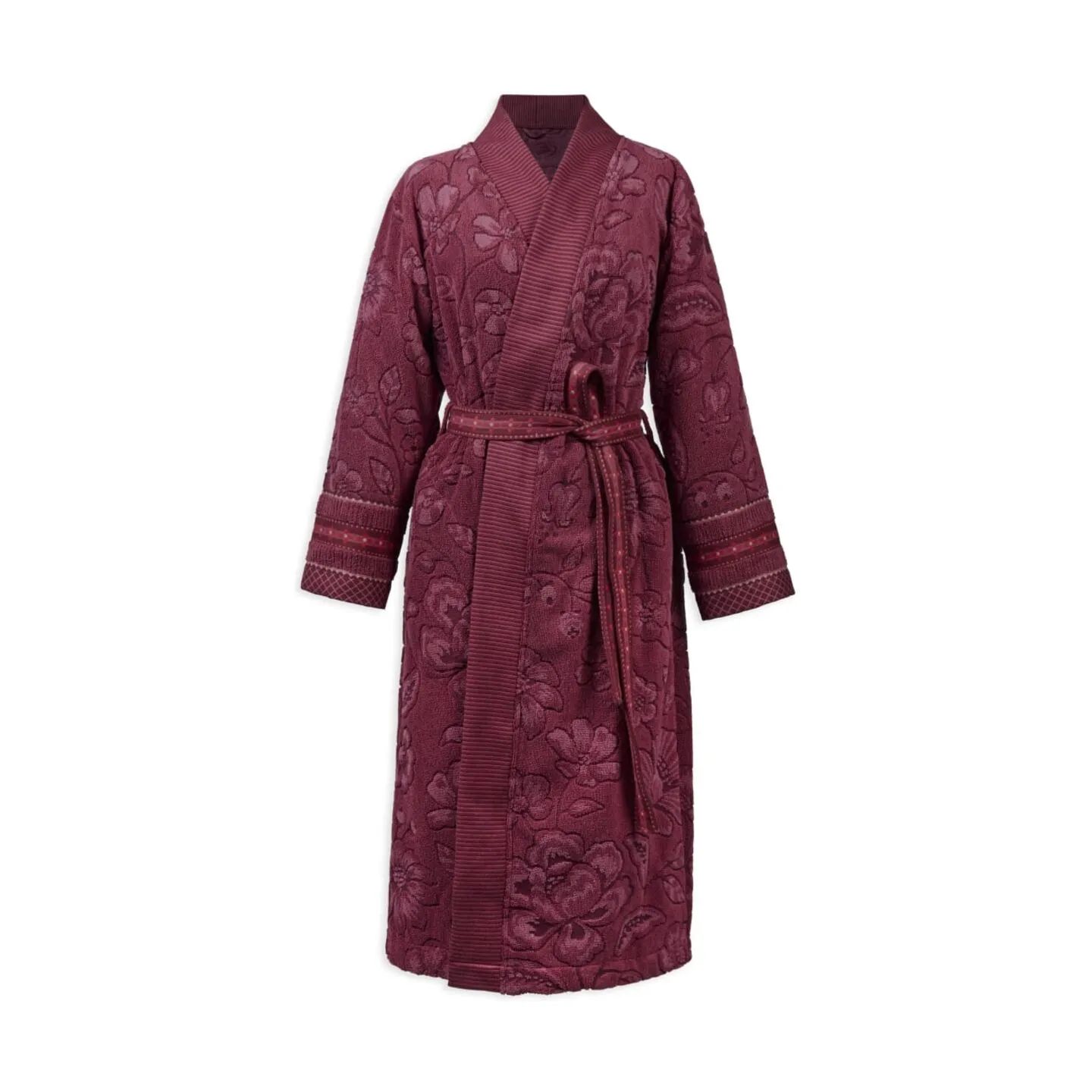 PIP Studio Morgenkåber Jasmin Jacquard Badekåbe i Pink, Str. L, 1