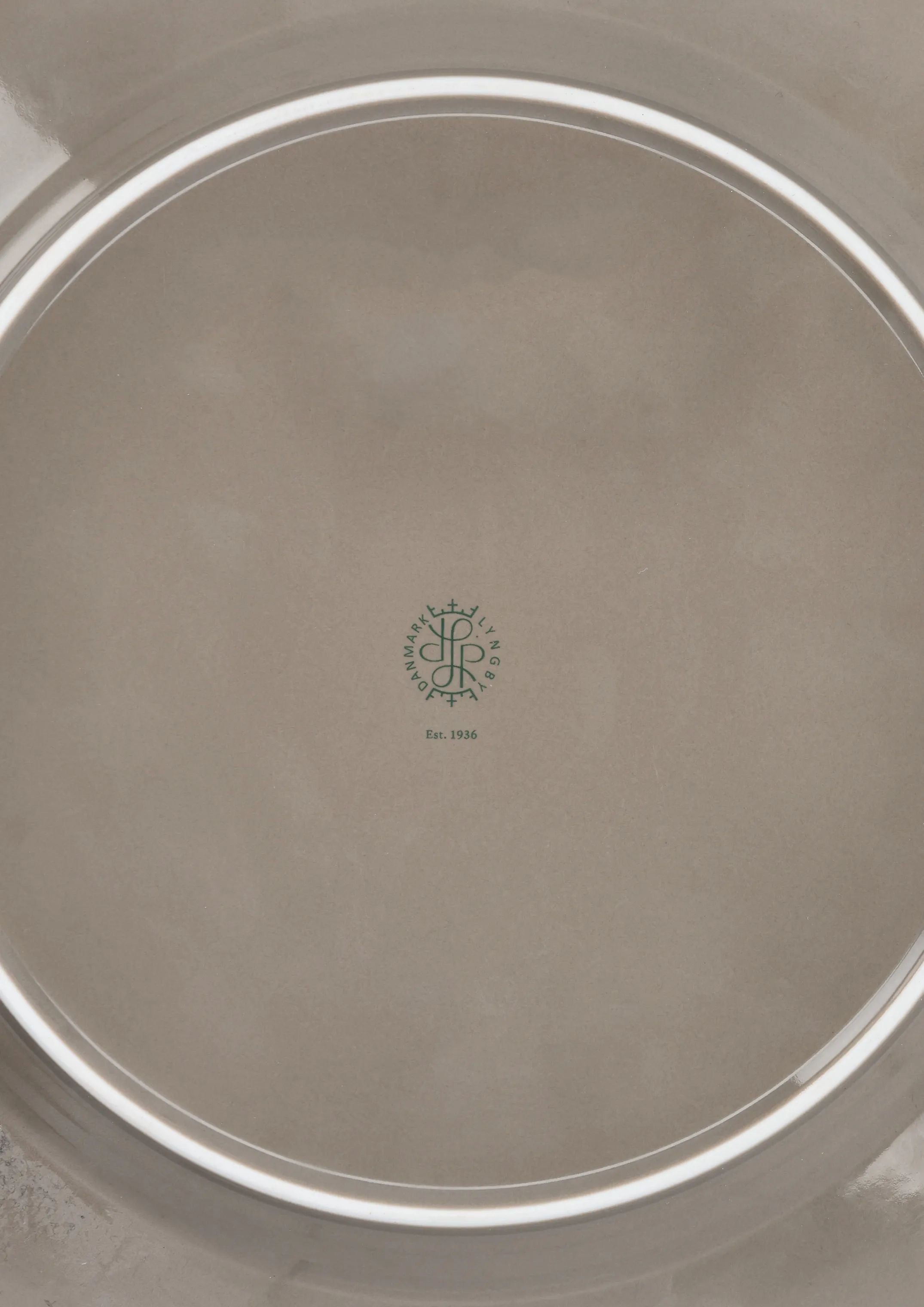 Lyngby Porcelæn Middagstallerkener Rhombe Earth Middagstallerken i Clay, 27 cm, 5
