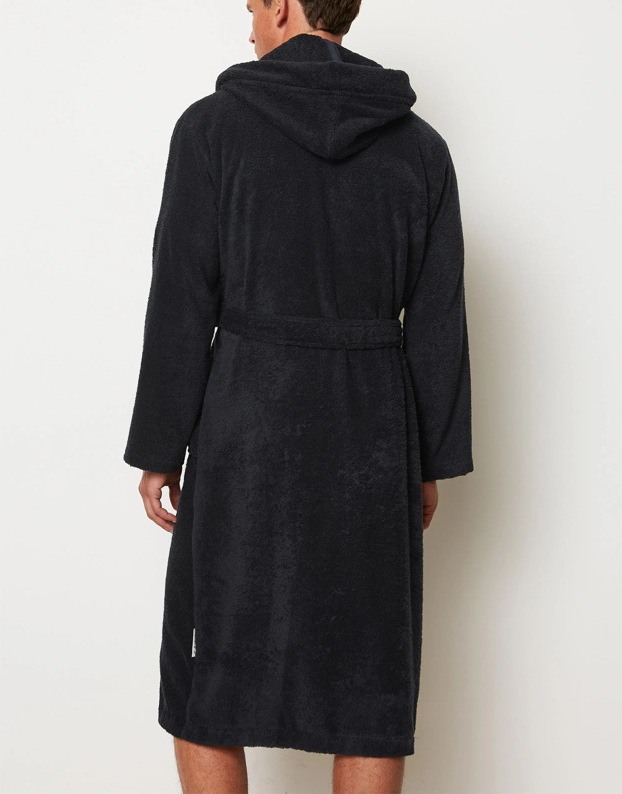 Marc O'Polo Morgenkåber Timeless Herrebadekåbe i Dark navy, Str. XXL, 4