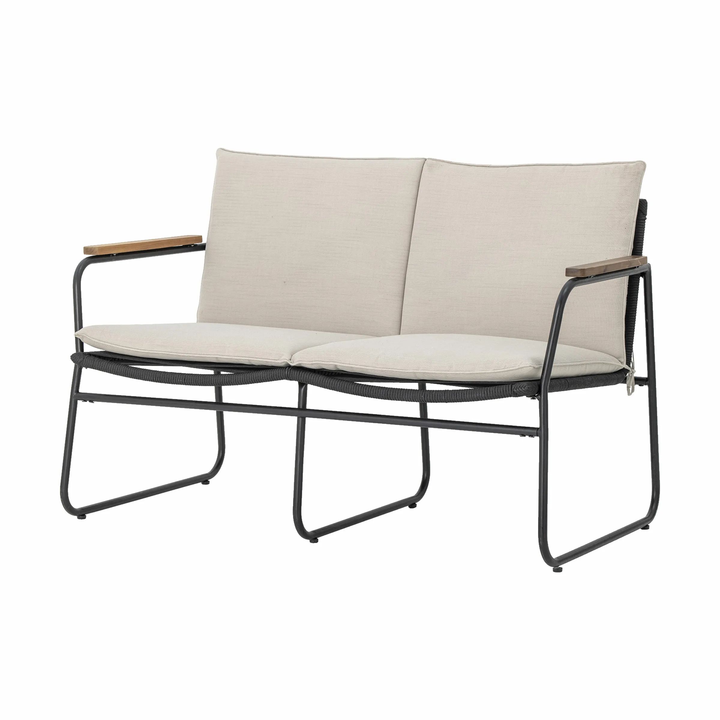 Bloomingville Havesofaer Hampton Sofa i Sort, 1