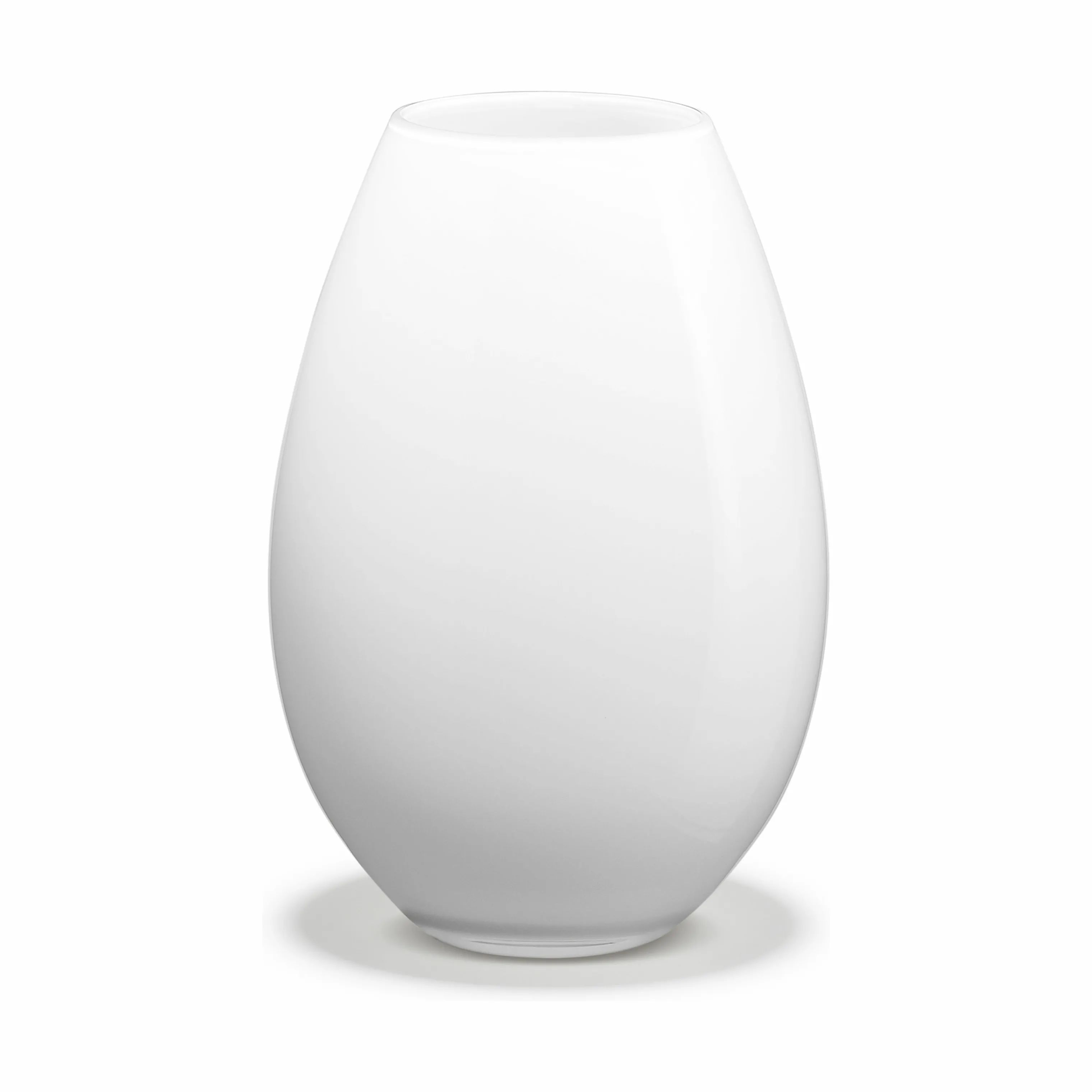 Holmegaard Vaser Cocoon Vase i Hvid, 20,5 cm, 1