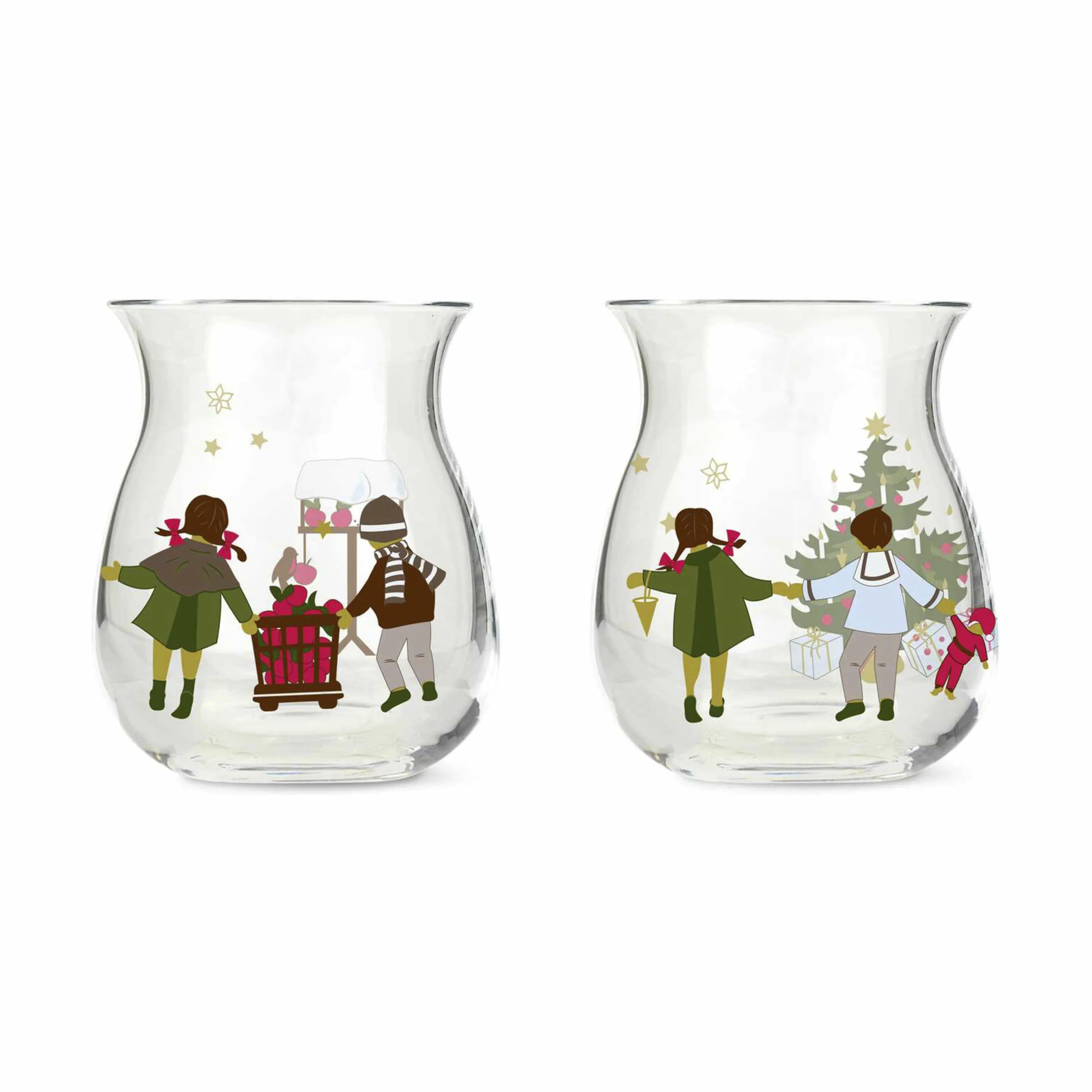 Holmegaard Jule- og adventsstager Christmas 2022 Julelyslygte - 2 stk. i Multifarvet, 1